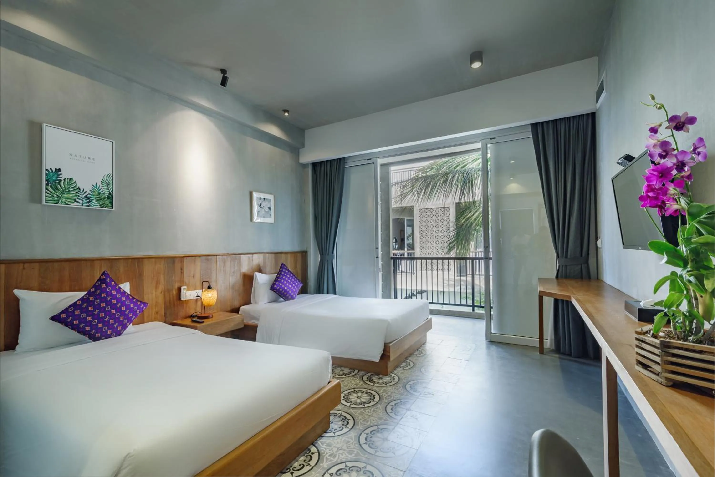 Twin Room with Garden View in Phka Kravan Boutique