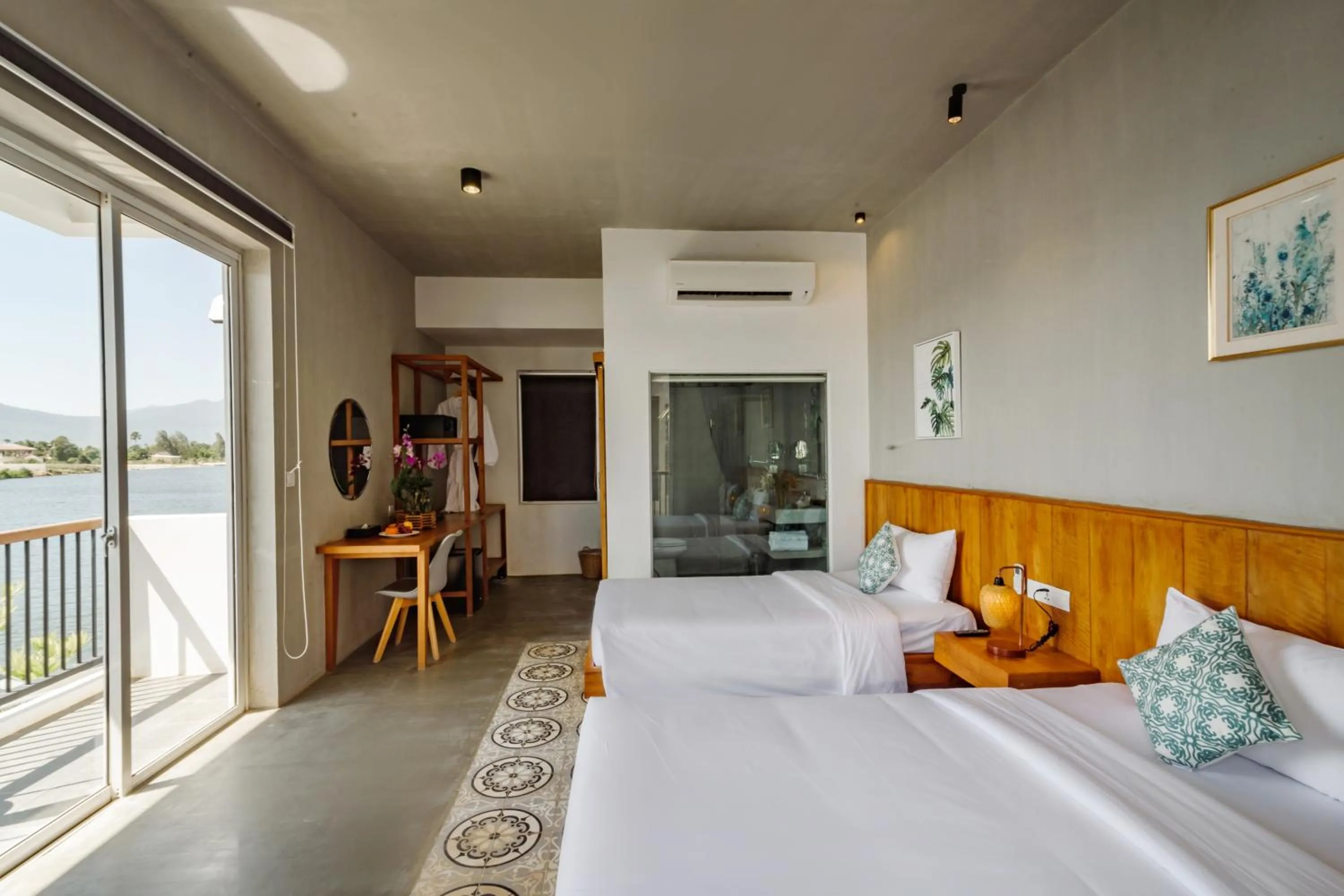 Deluxe Twin Room with Sea View in Phka Kravan Boutique