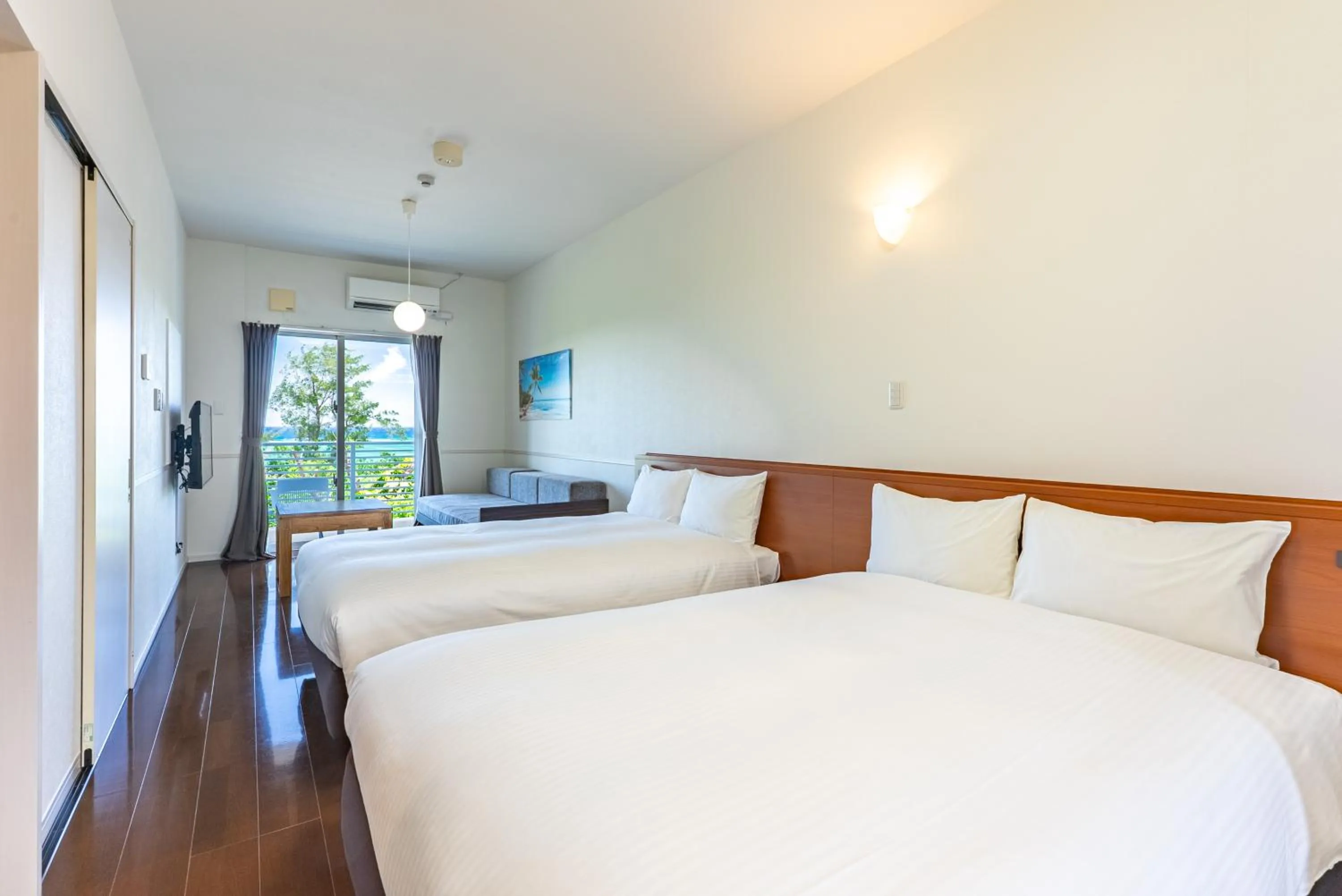 Standard Twin Room with Sea View in Odysis Onna Resort Hotel