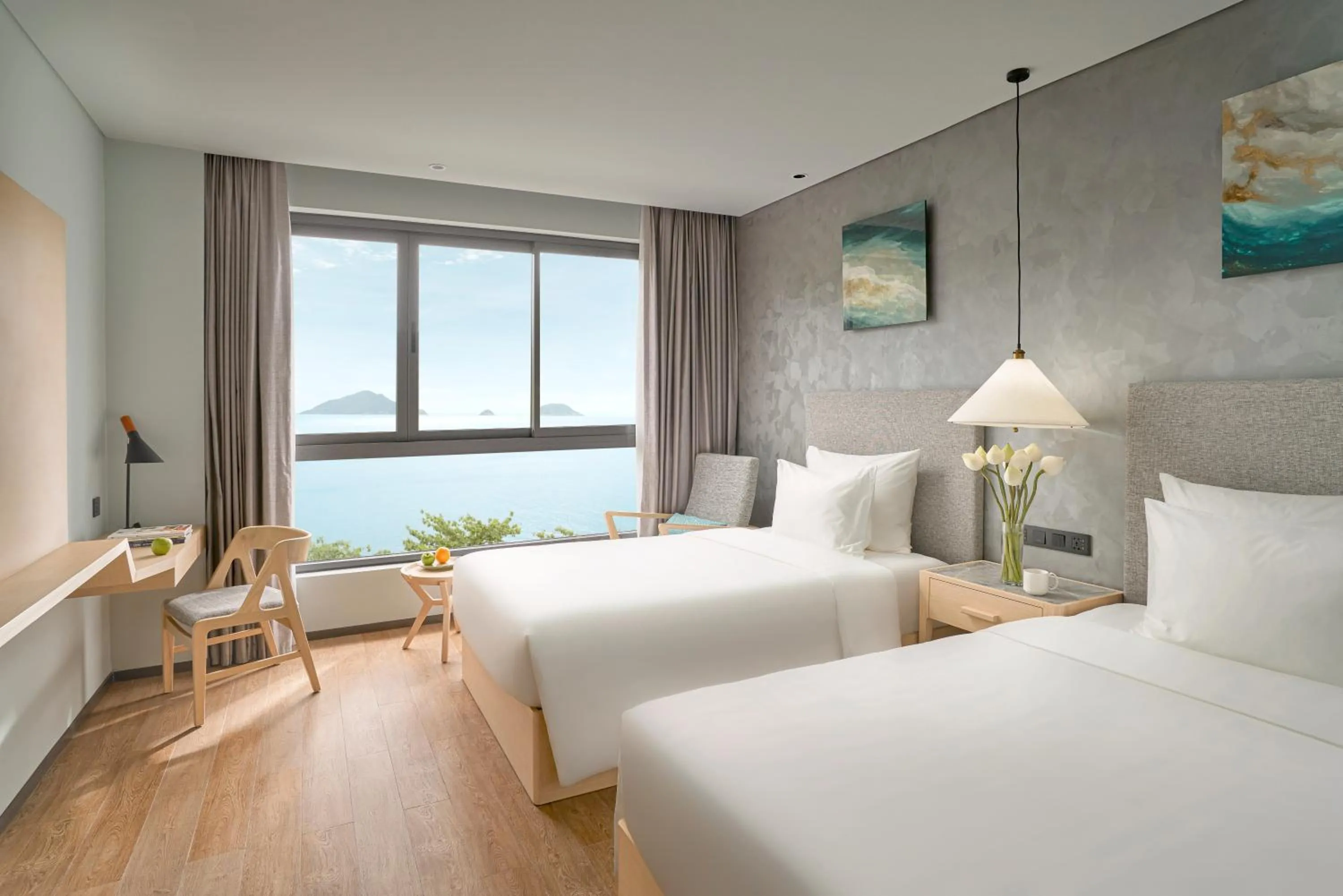 Deluxe Twin Room with Ocean View (Include Welcome drink & Airport shuttle bus) in The Secret Con Dao