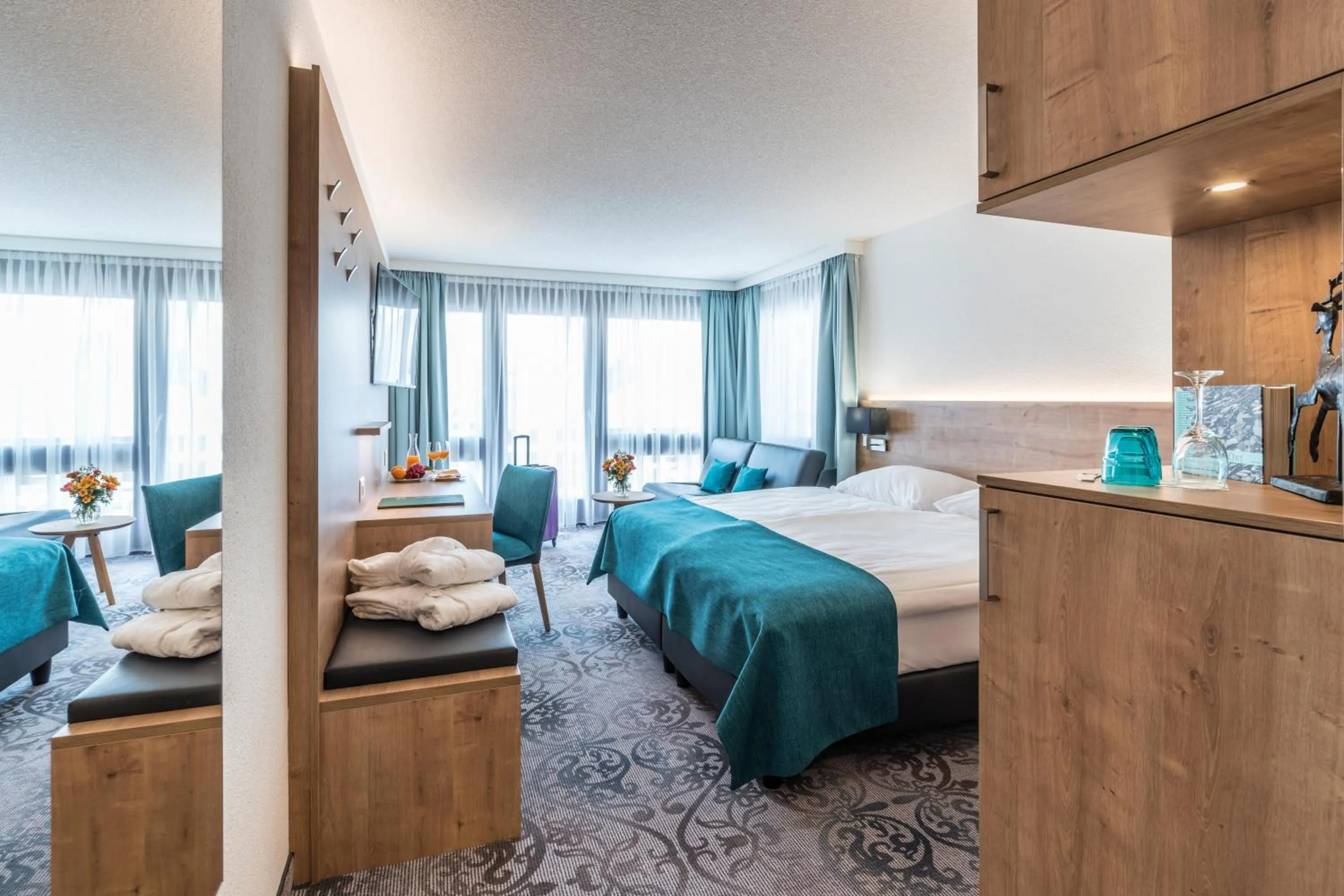 Superior Panorama with Balcony in Central Sporthotel Davos