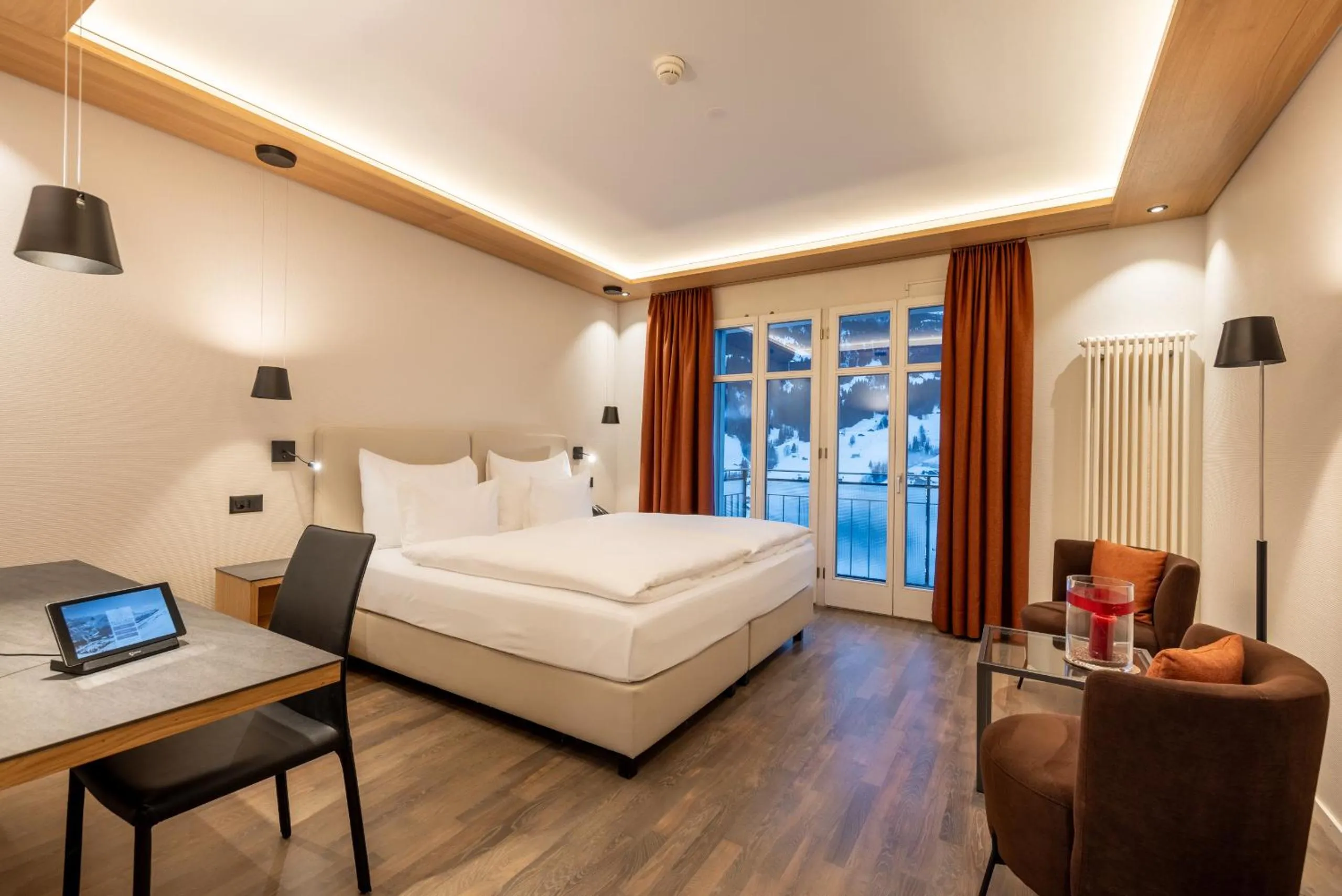 Classic Double or Twin Room -  Eiger View with A/C in Belvedere Swiss Quality Hotel