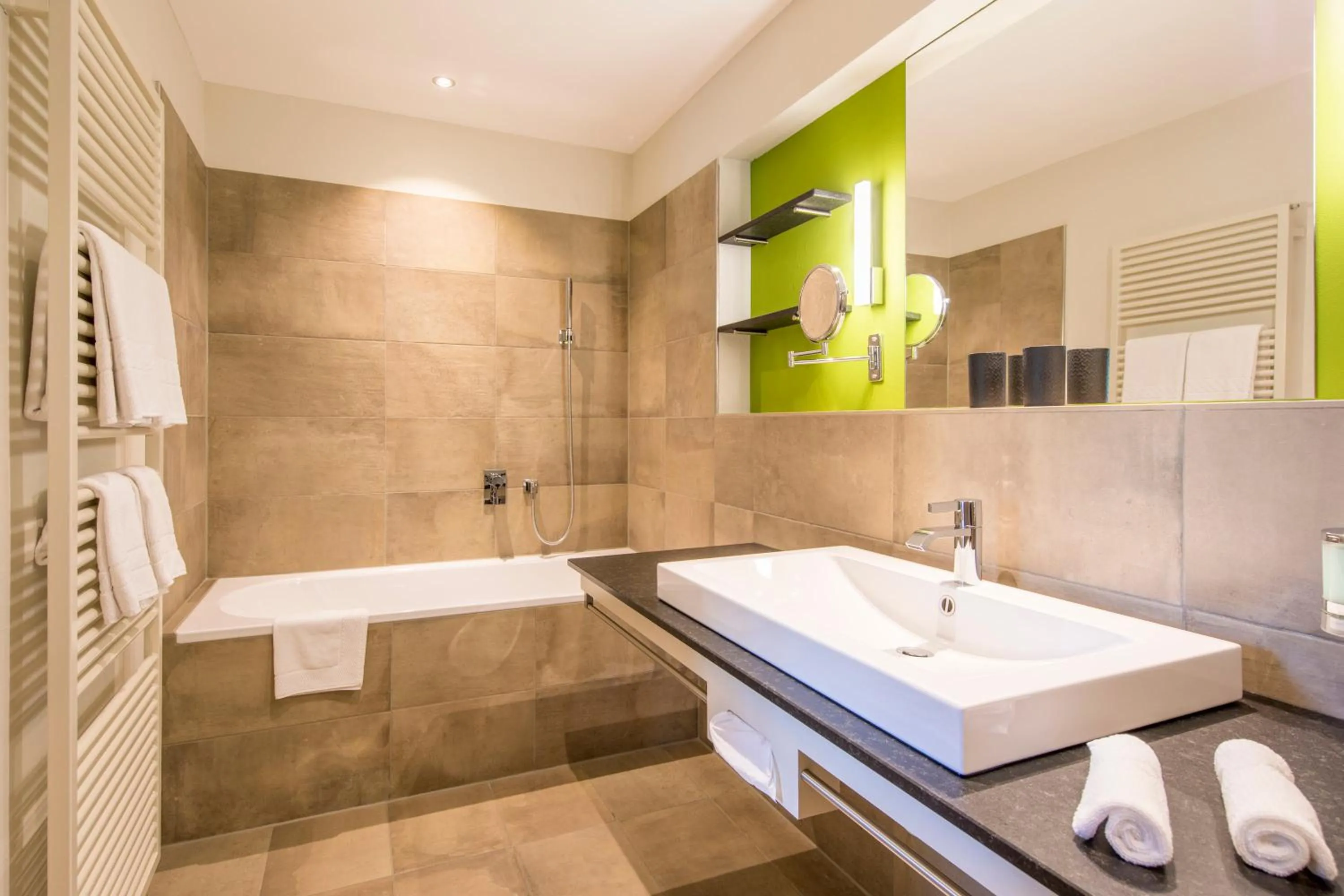 Family Room Mettenberg - Garden View with A/C in Belvedere Swiss Quality Hotel