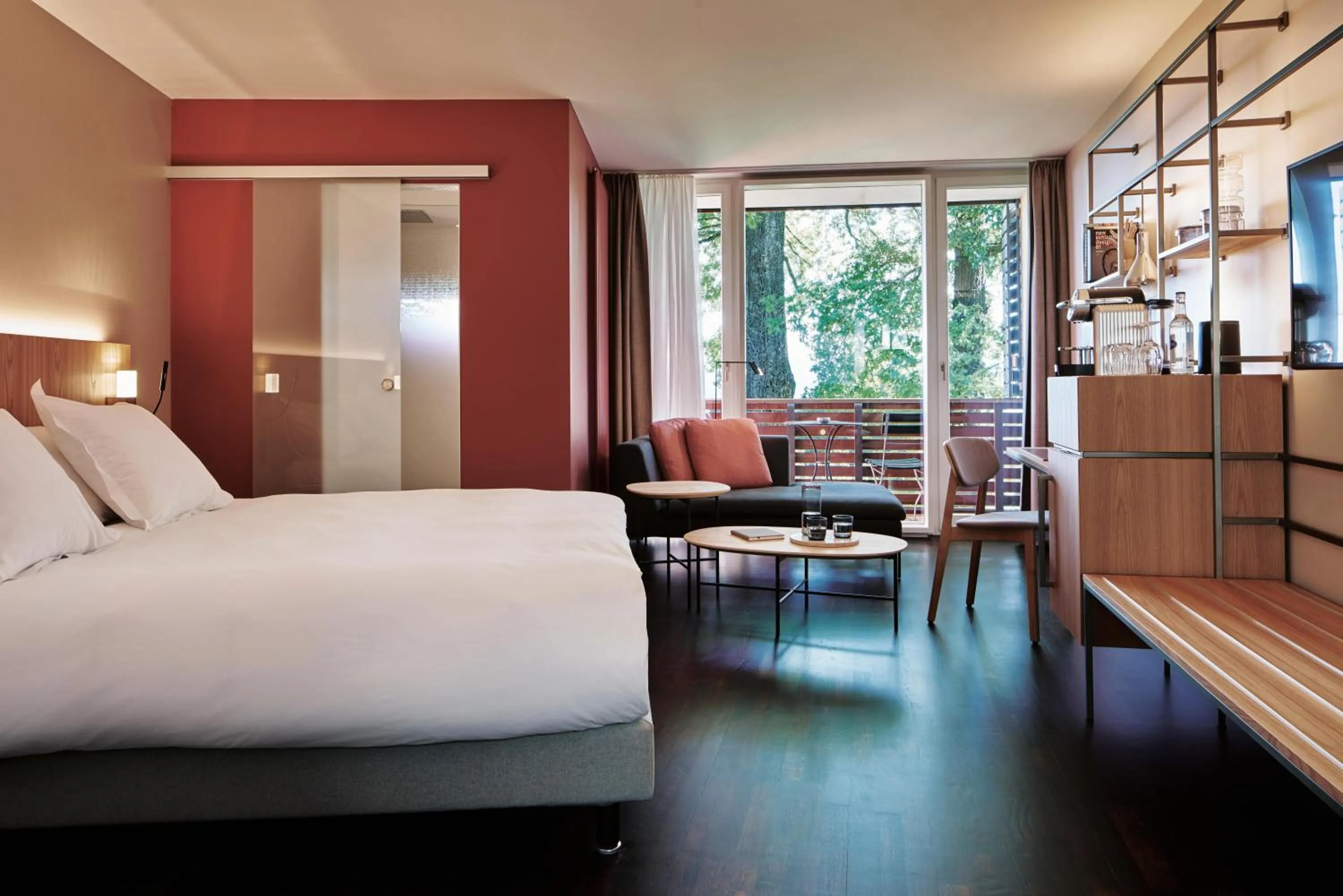 Standard Twin Room with Balcony in Sorell Boutique-Hotel Zürichberg
