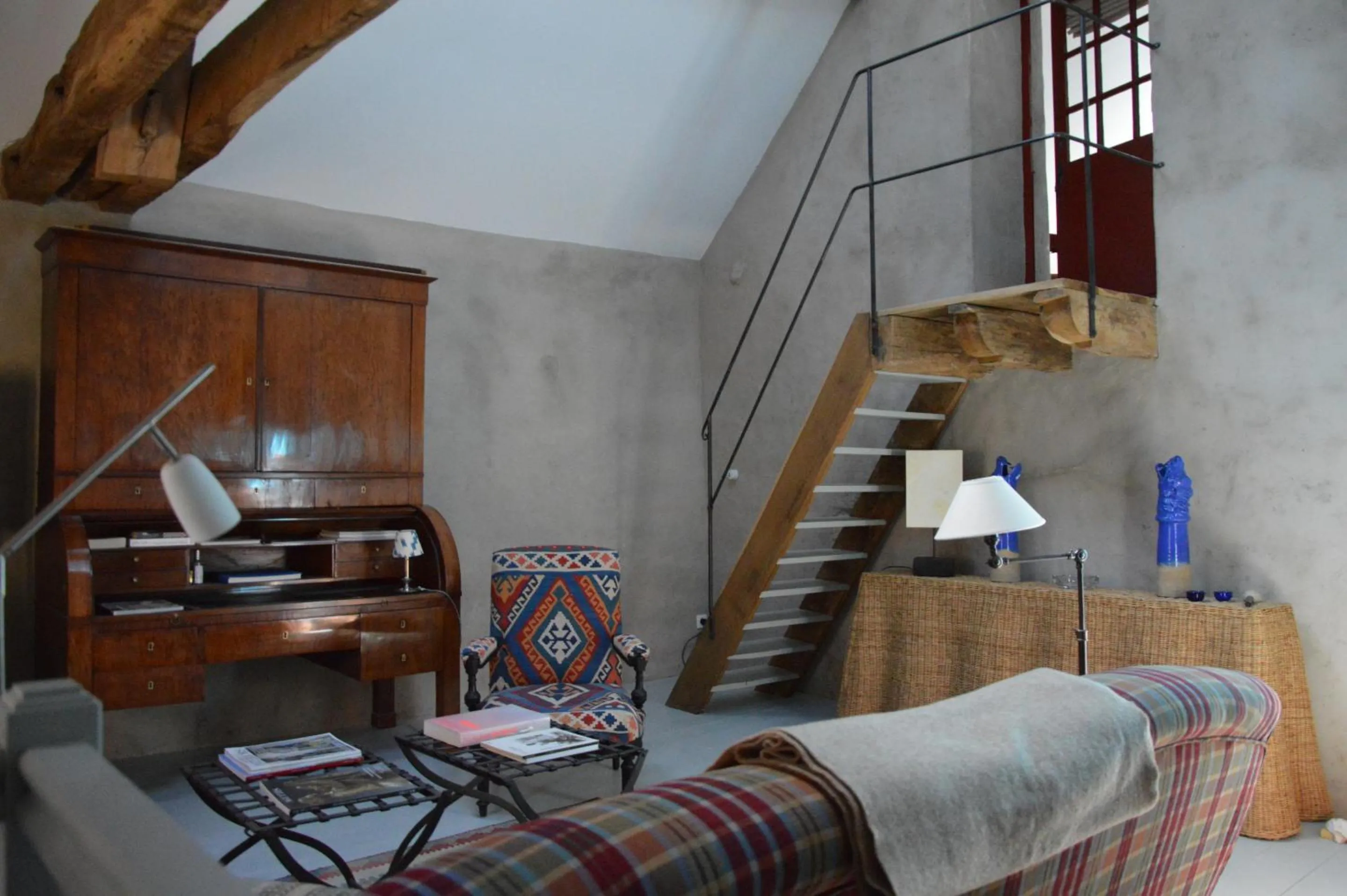 Double Room with Private Bathroom in Maison d'hôtes - Les Tillets