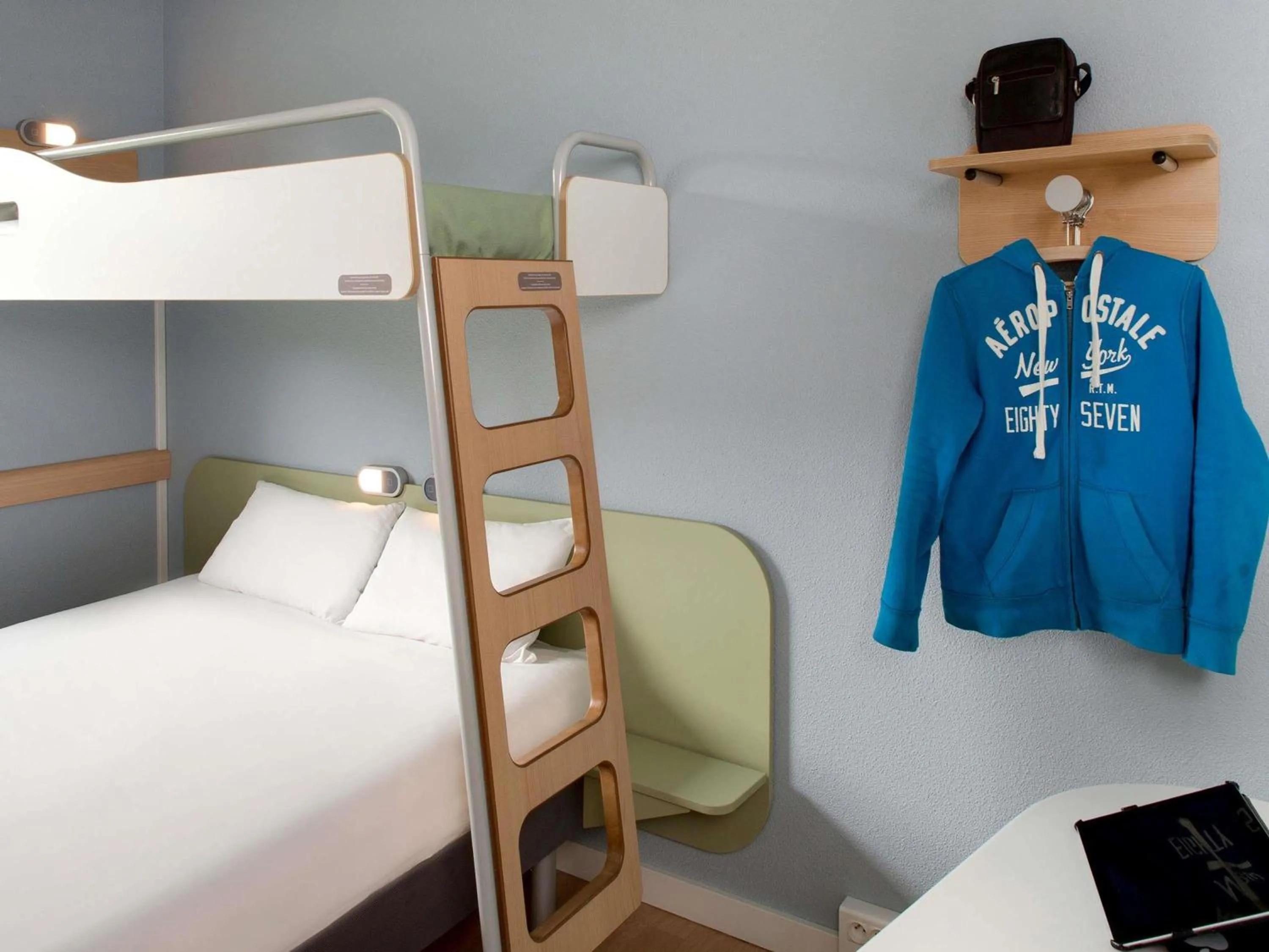 Triple Room with One Double Bed and One Bunk Bed in ibis budget Montceau les Mines