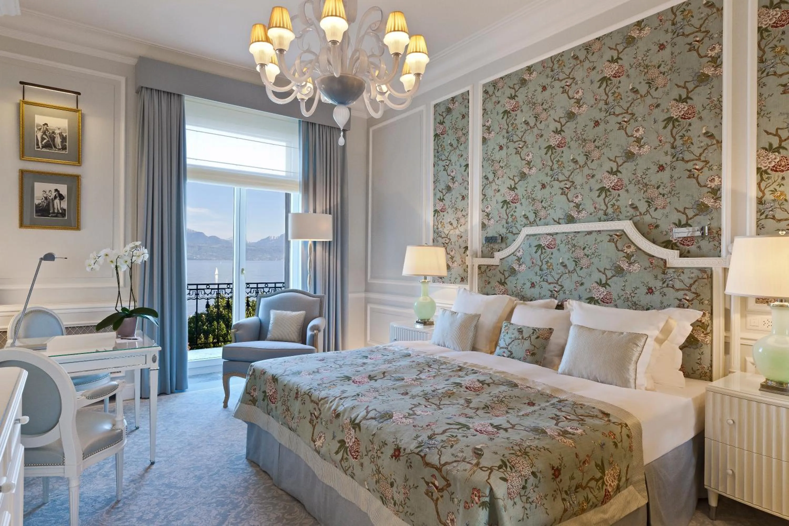 Superior Double Room with Lake View in Beau-Rivage Palace