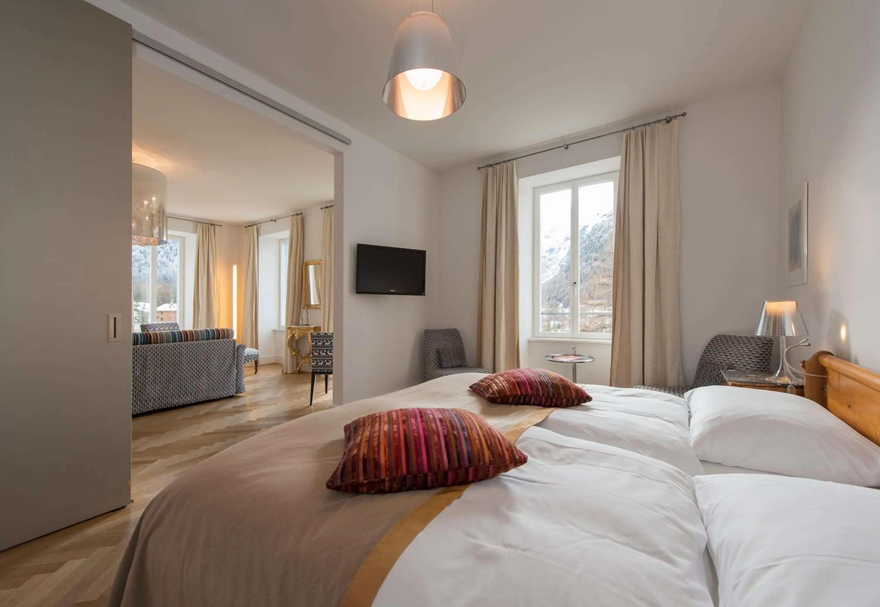 Junior Suite - single occupancy in Hotel Saratz Pontresina Mountain Resort & Spa