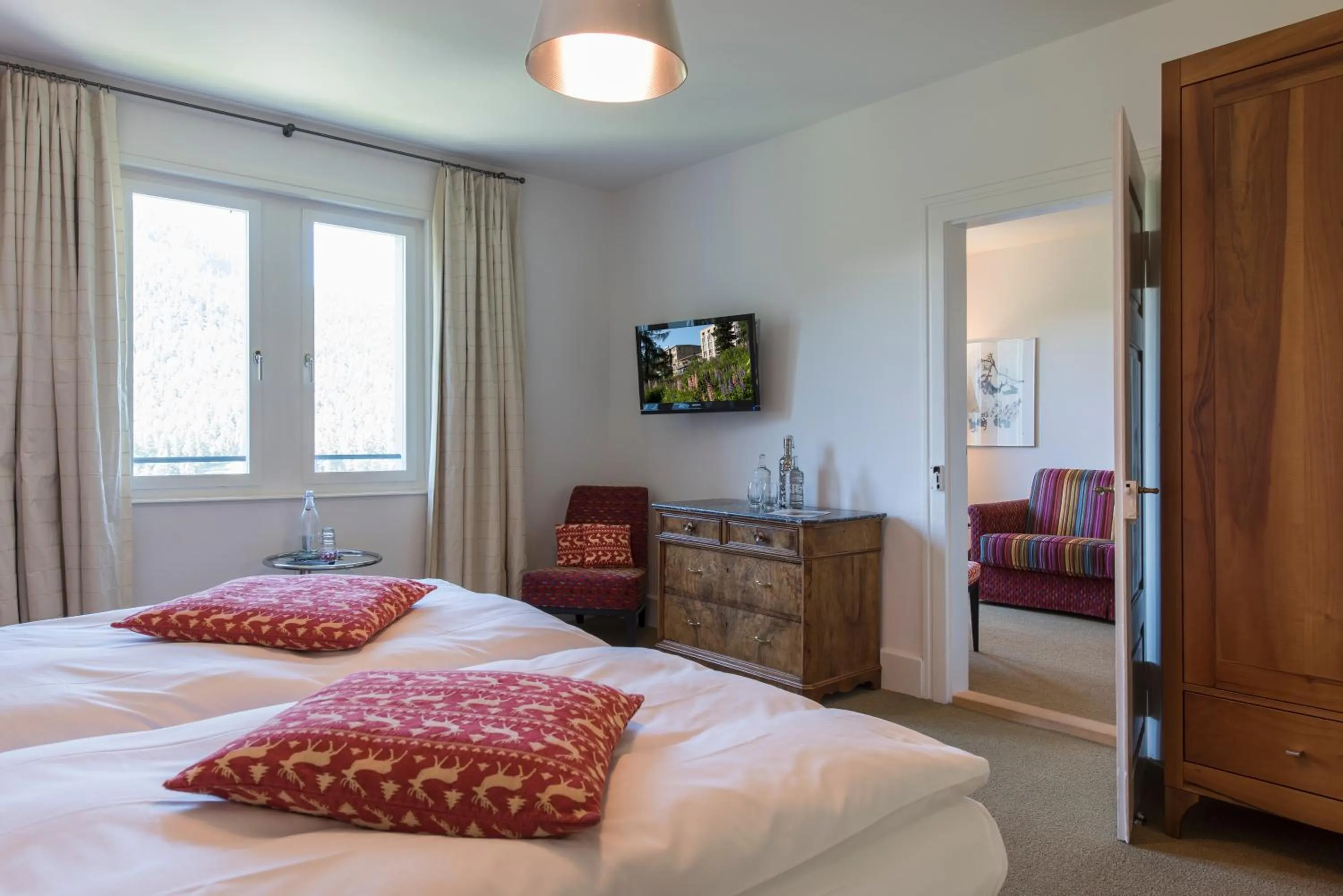 Family Room with South View - single occupancy in Hotel Saratz Pontresina Mountain Resort & Spa