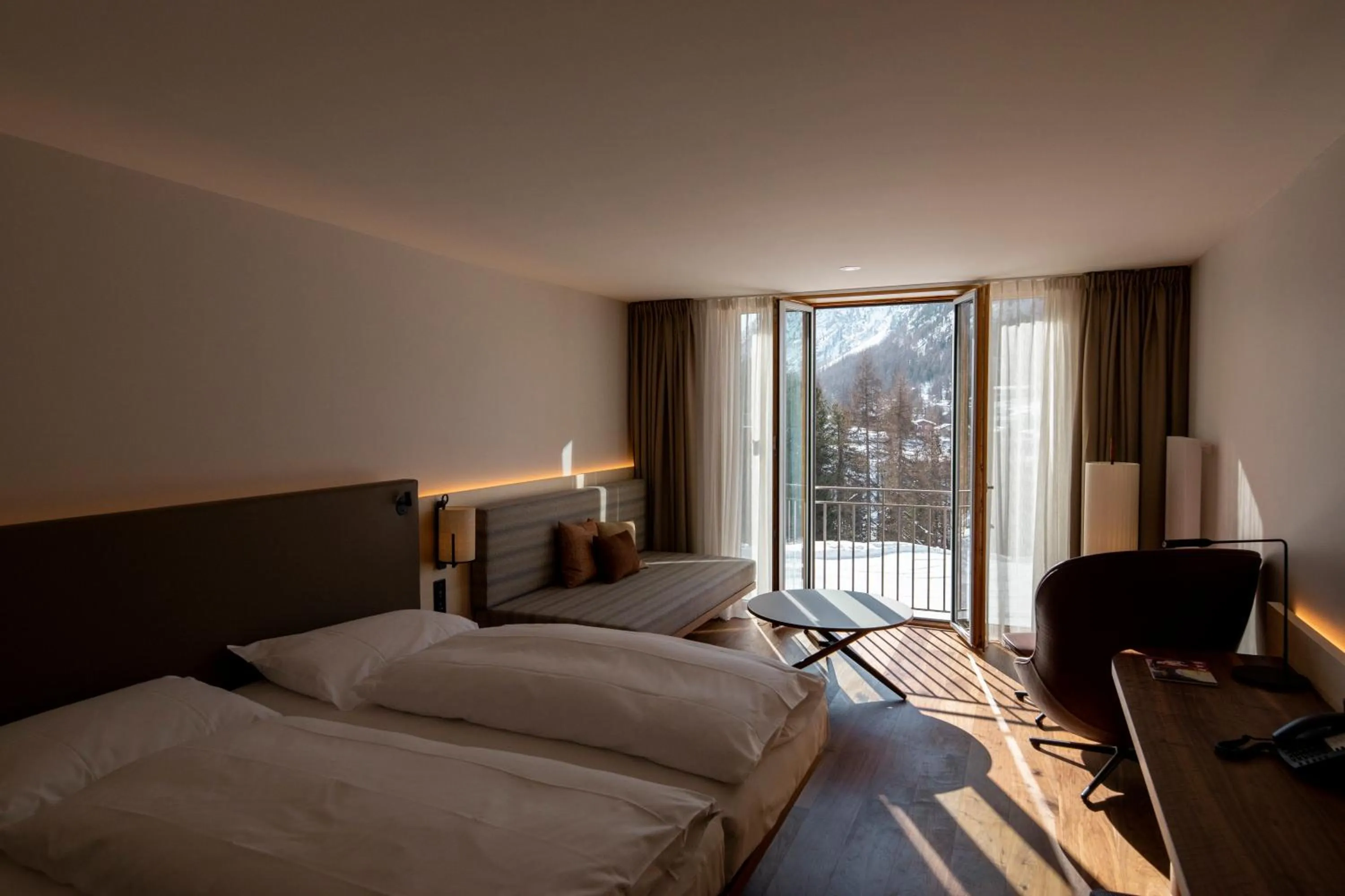 Comfort Room with South View - single occupancy in Hotel Saratz Pontresina Mountain Resort & Spa