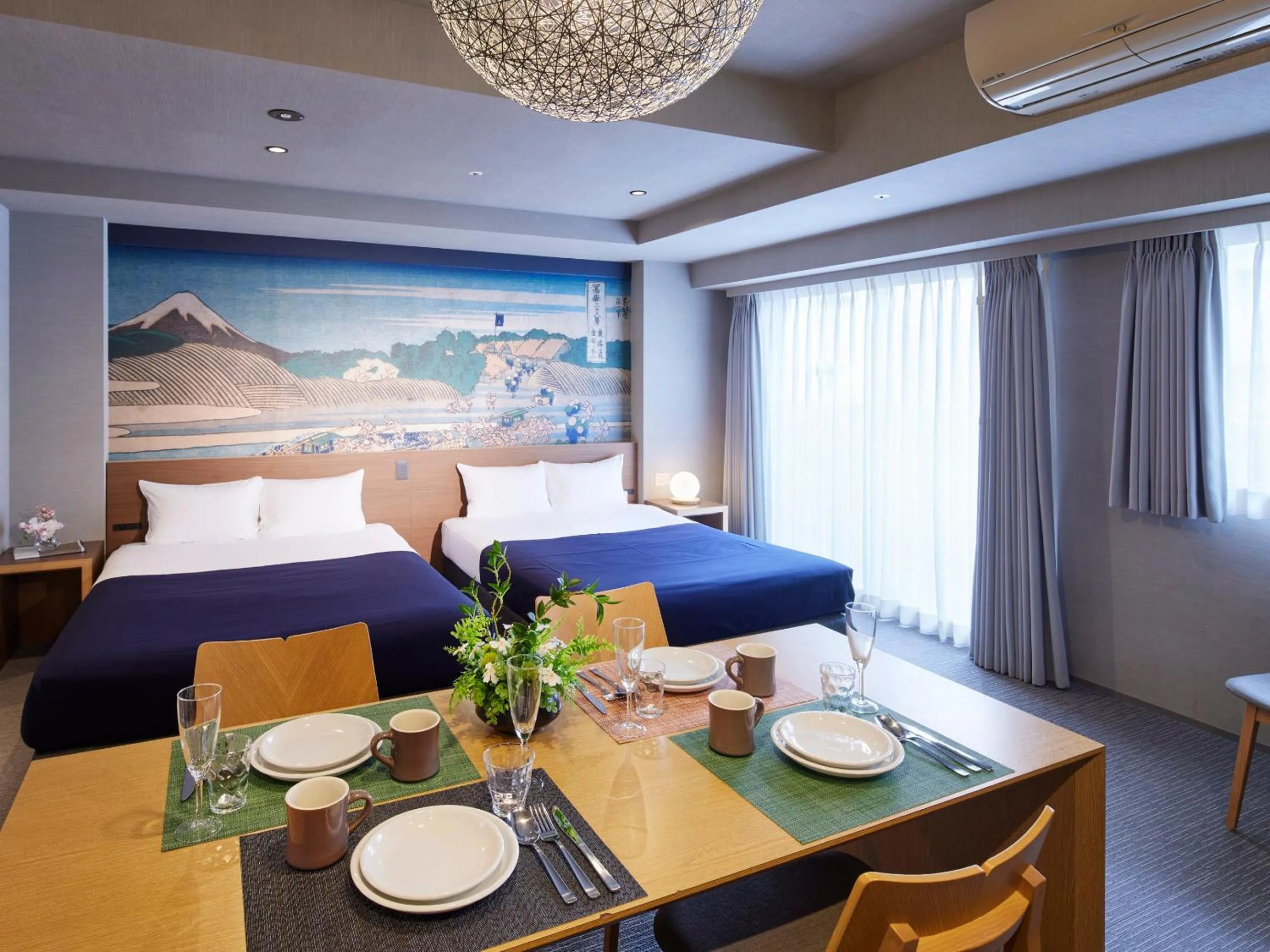 Quadruple Room - Disability Access in Minn Ueno