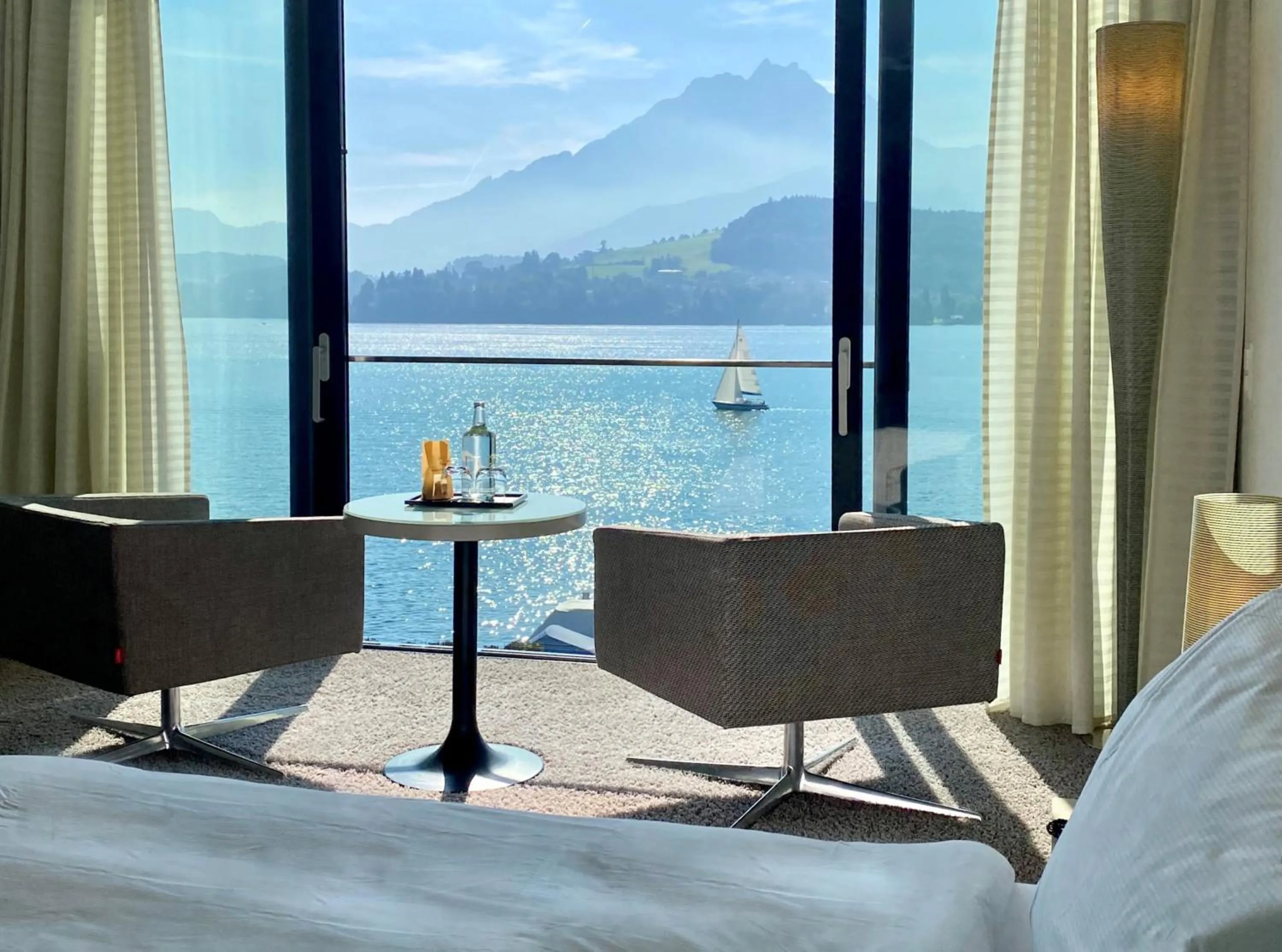 Lake View Deluxe in HERMITAGE Lake Lucerne - Beach Club & Lifestyle Hotel