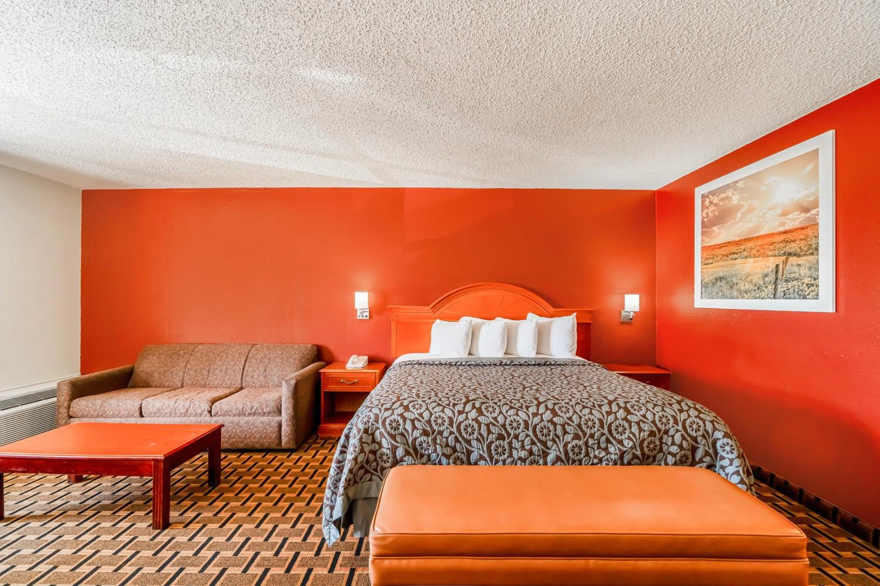 King Bed with Sofa Bed Smoking in Lone Star Inn by OYO Vernon Texas Hwy 287