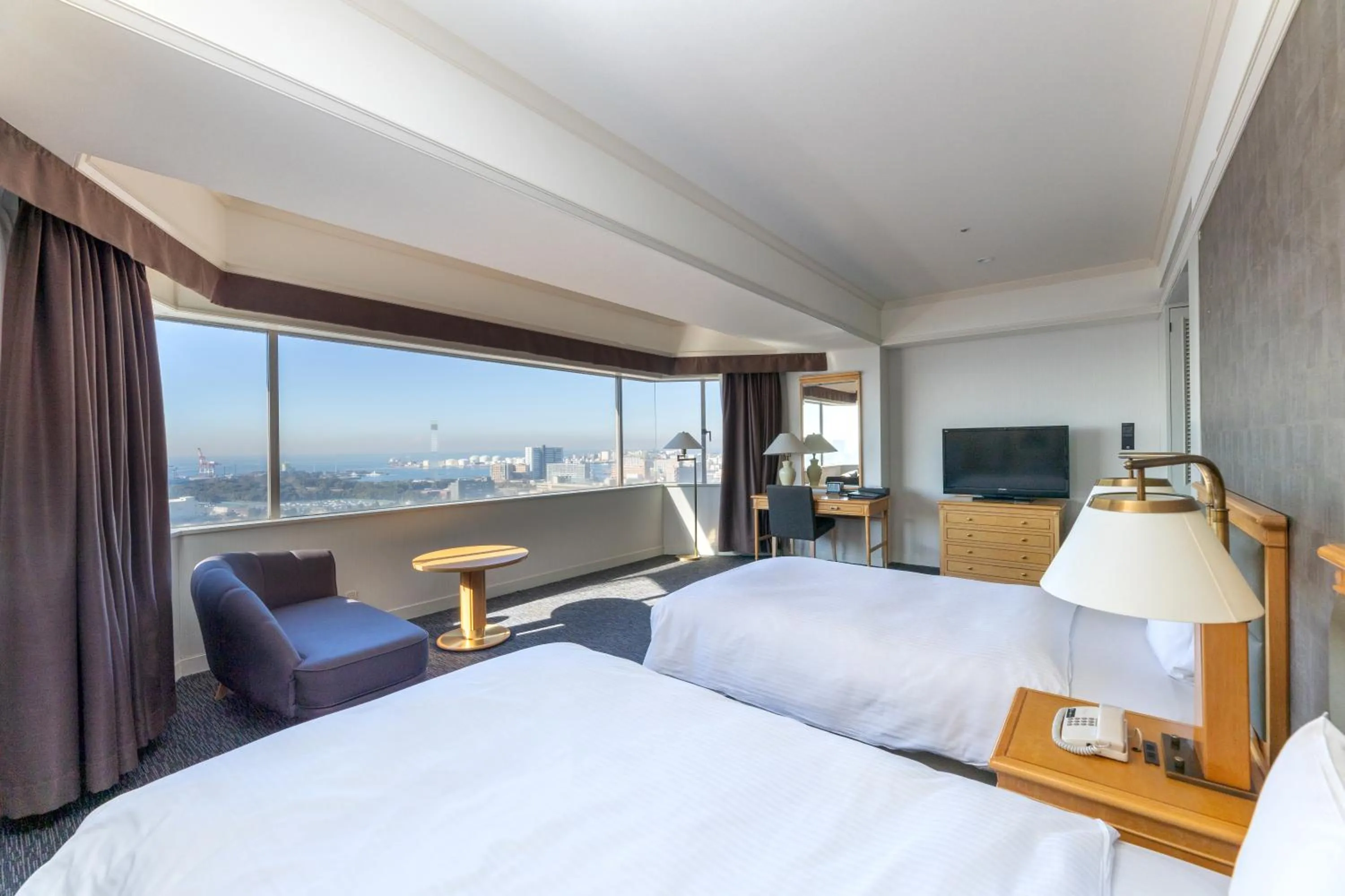 Super Bay View Deluxe Twin Room  - single occupancy in The QUBE Hotel Chiba