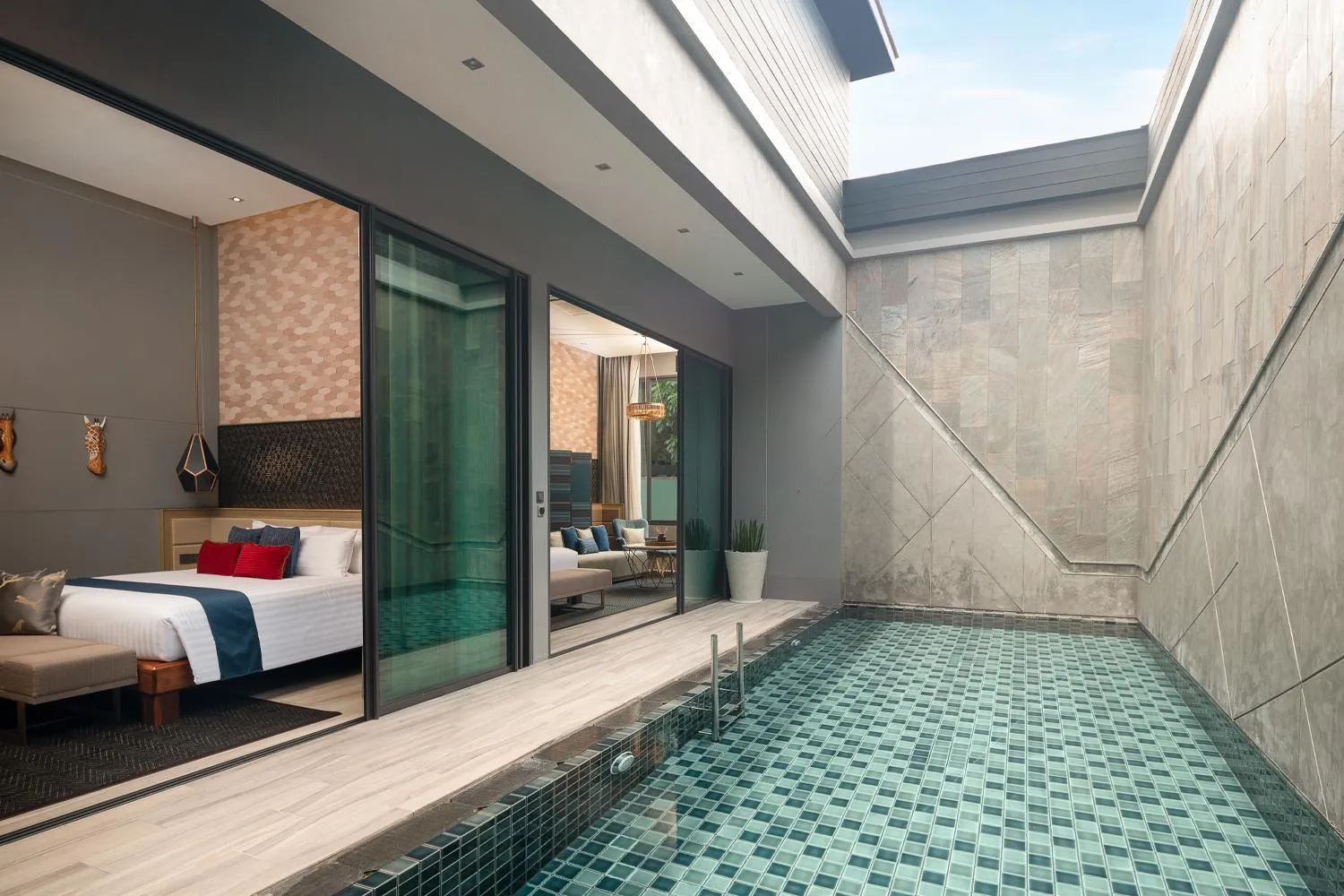 Sapphire Two-Bedroom Pool Villa in The Gems Mining Pool Villas Pattaya