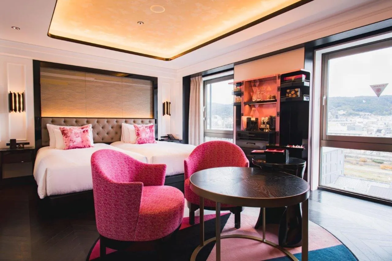 Superior Twin Room with Mountain View in Fauchon Hotel Kyoto