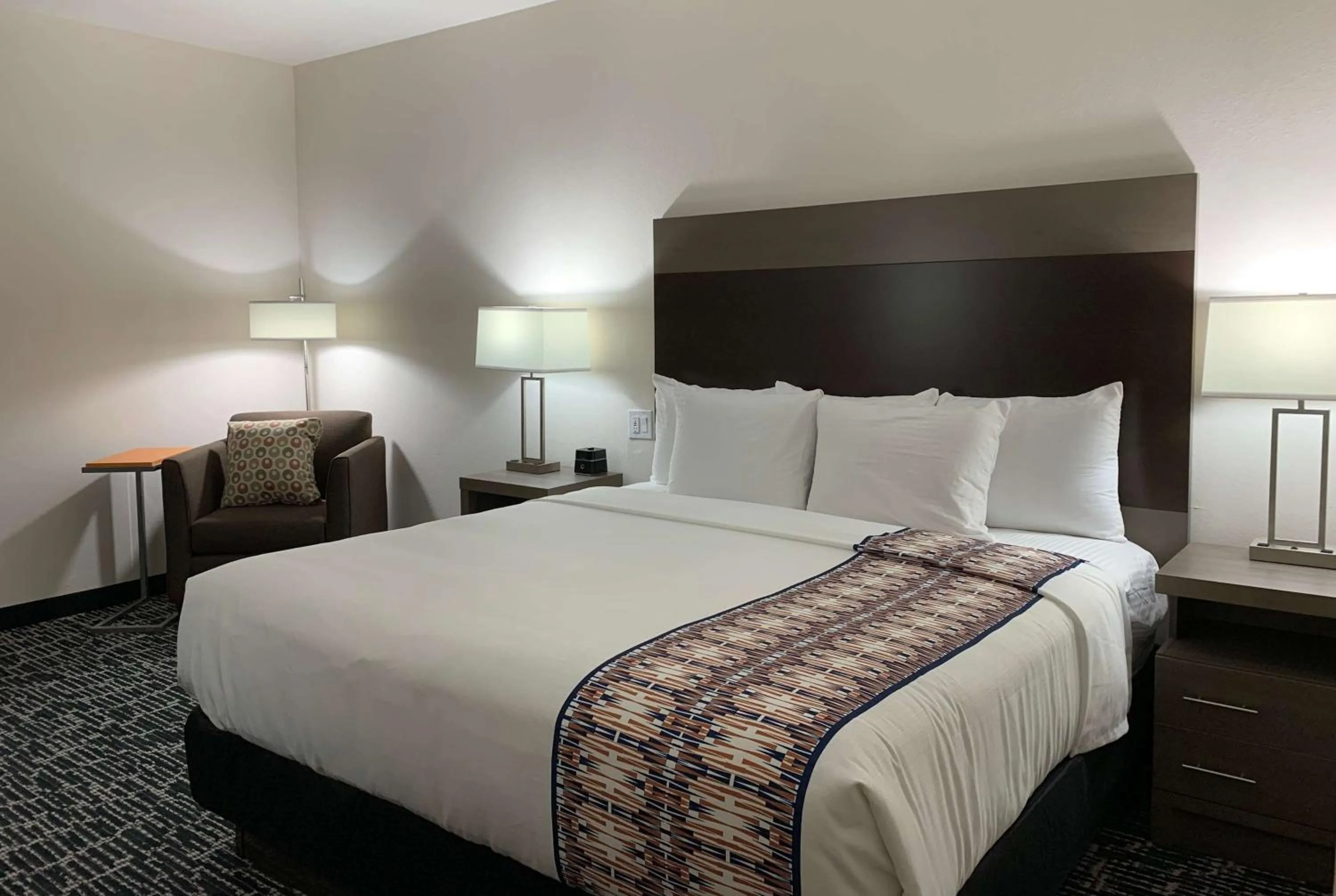 King Room with Roll-In Shower - Mobility/Hearing Accessible - Non-Smoking in La Quinta Inn & Suites by Wyndham - Red Oak TX IH-35E