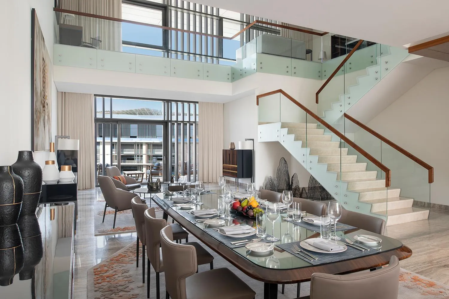 Four Bedroom Harmony Sky Residence with Daily Access to Doha Quest for 6 Adults and 2 Kids (Including QAR 600 Food & Beverage Credit Per Night) in Banyan Tree Doha At La Cigale Mushaireb