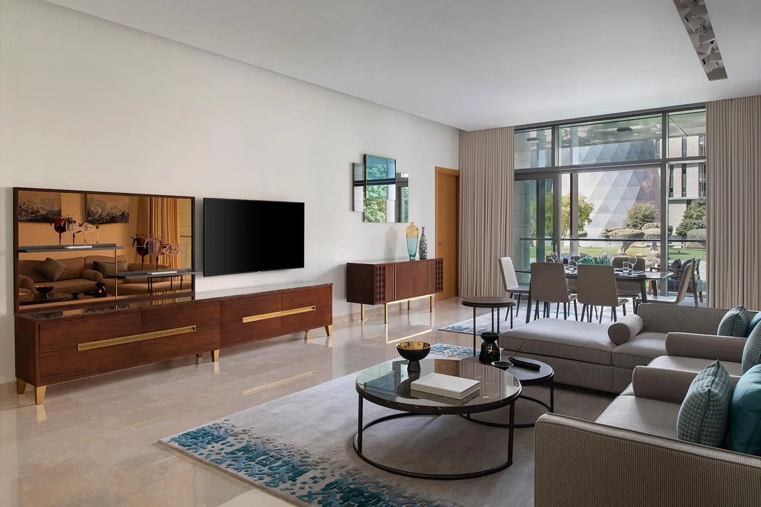 Two-Bedroom Bliss Apartment with Daily Access to Doha Quest for 2 Adults and 2 Kids and QAR 200 credit voucher per night in Banyan Tree Doha At La Cigale Mushaireb