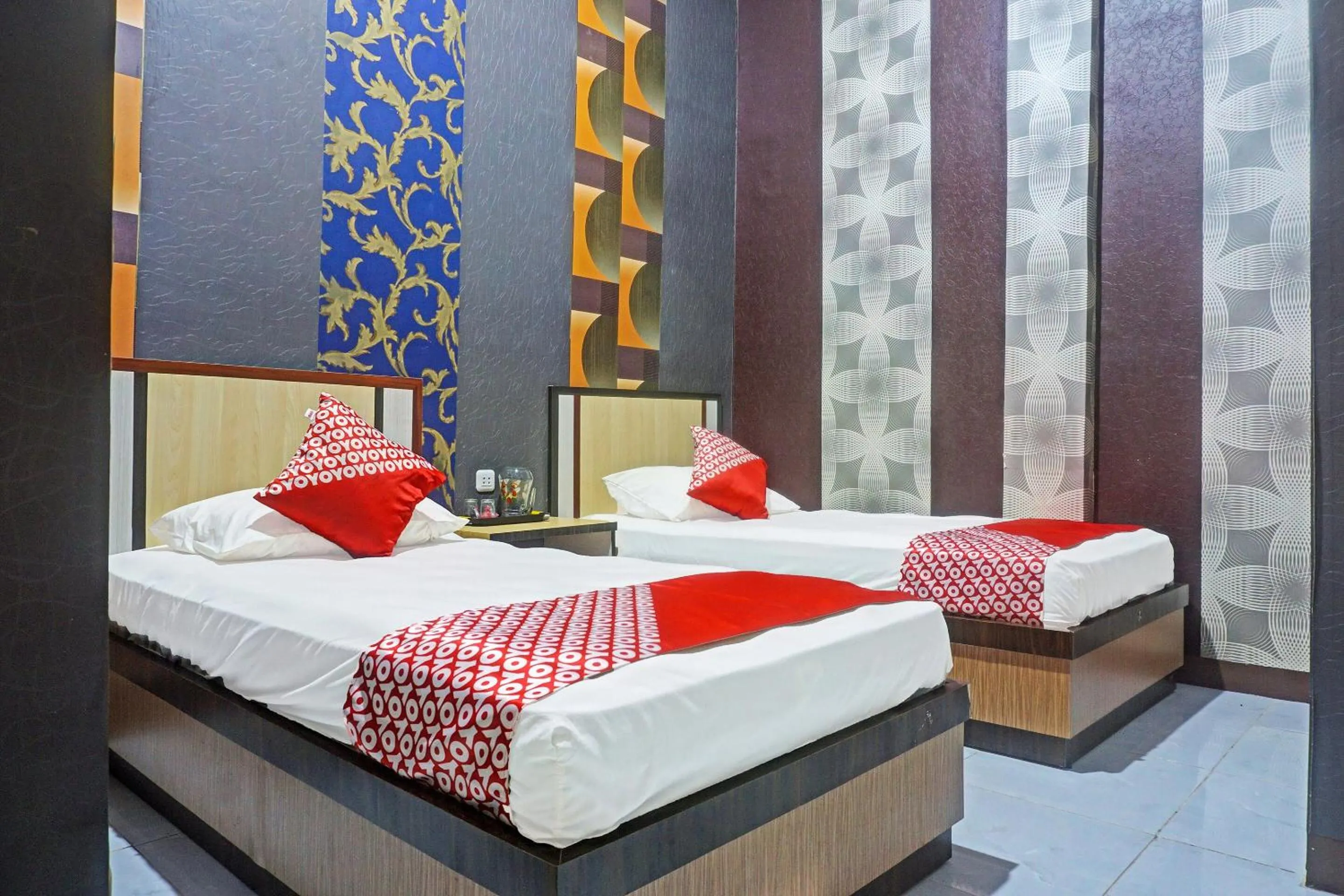 Delxue Twin Room in Collection O 91488 Hotel Lingkarsut Jeneponto Near Patung kuda, Jeneponto