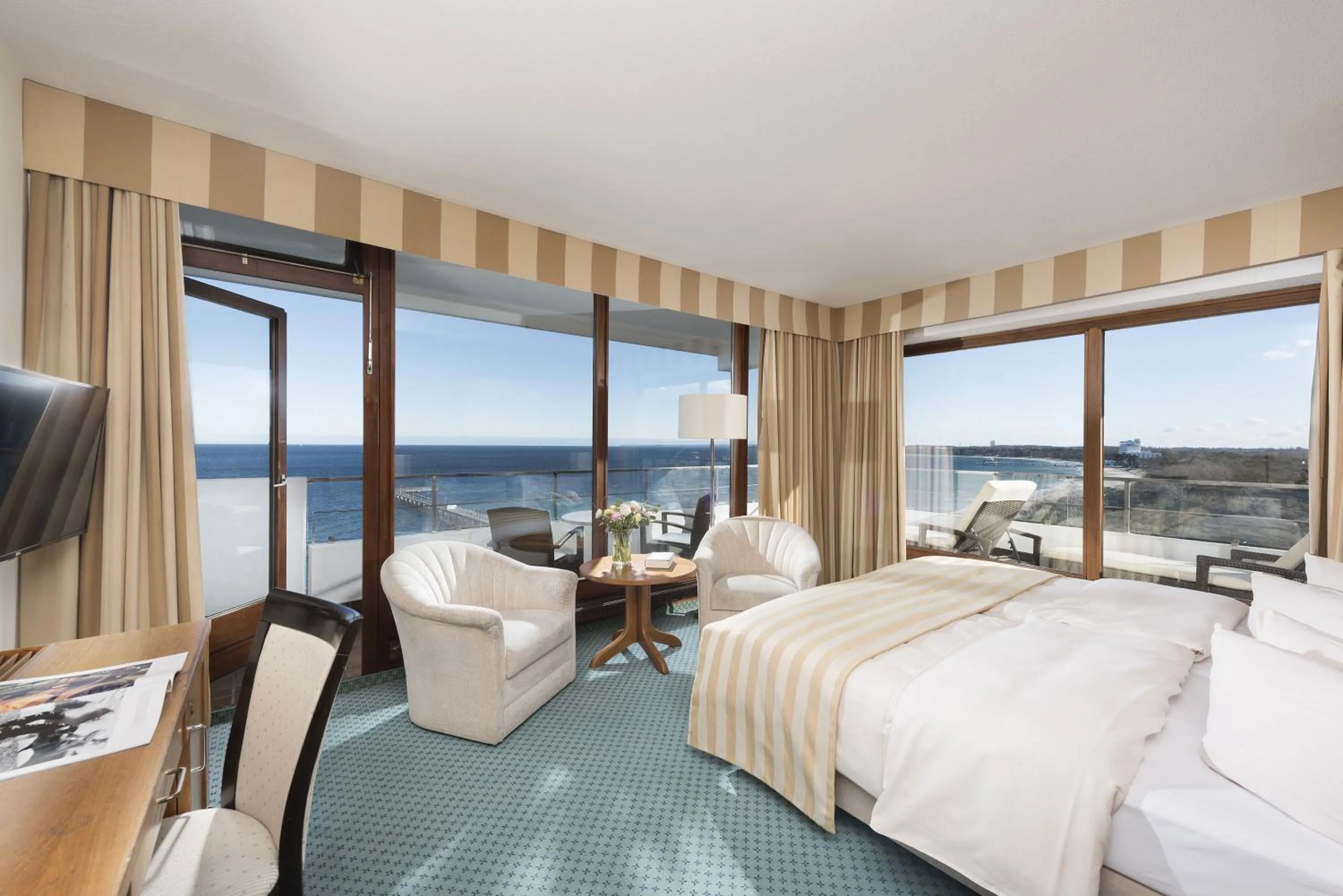  Superior  Double Corner Room with Lake View - single occupancy in Maritim Seehotel Timmendorfer Strand