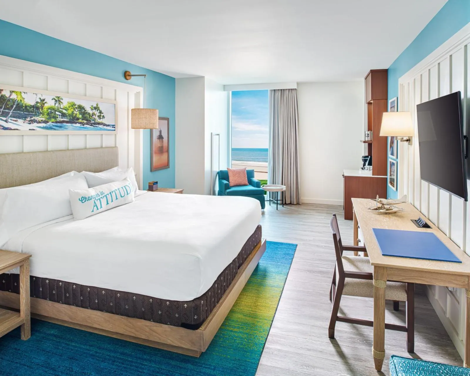 Deluxe Room 1 King Bed Ocean View in Margaritaville Jacksonville Beach