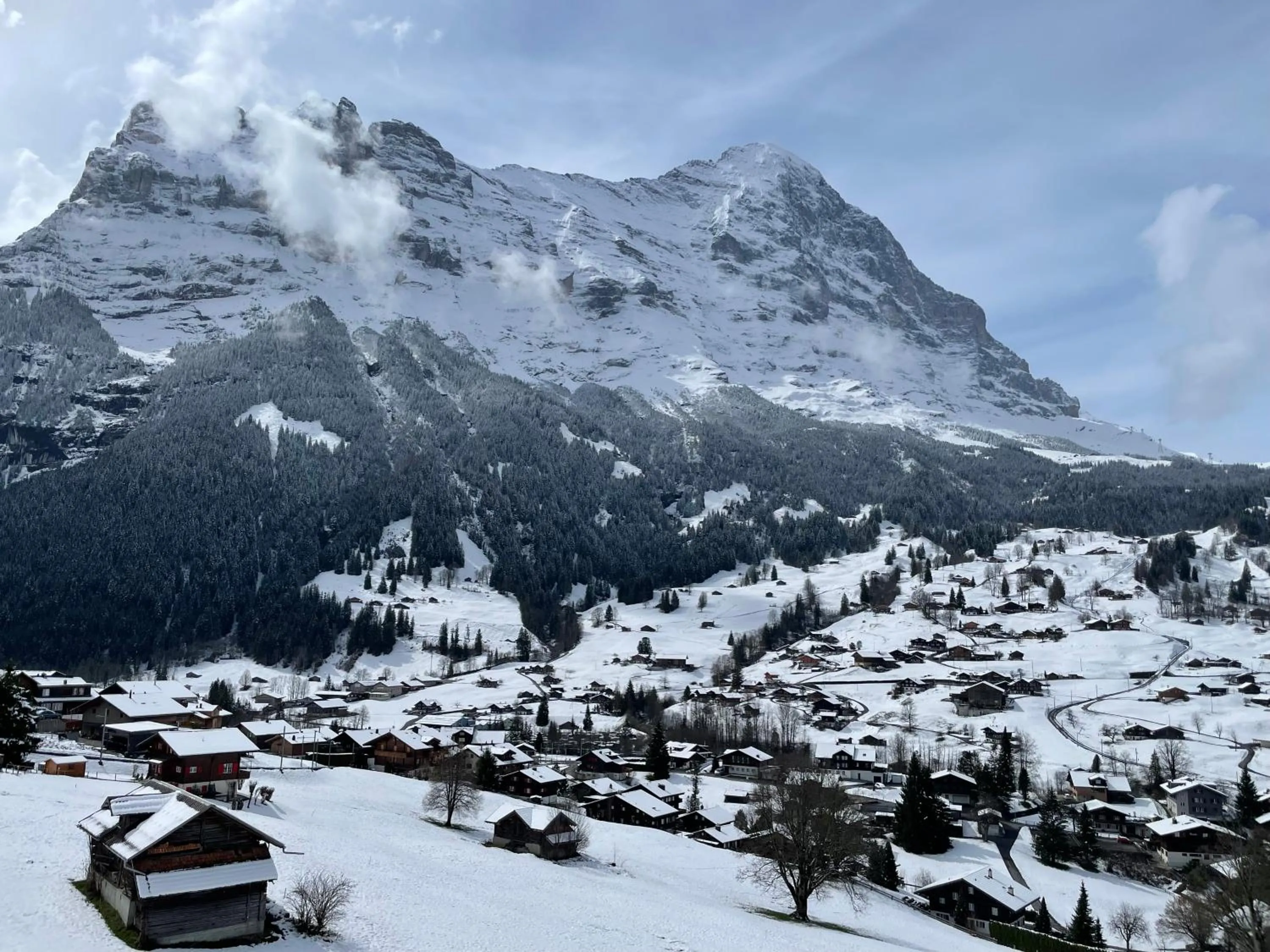 Double or Twin Room with Mountain View and Balcony - single occupancy in Jungfrau Lodge, Swiss Mountain Hotel