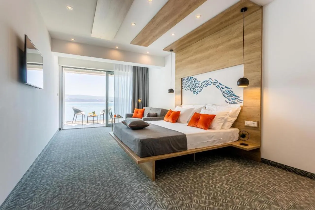 Deluxe Double Room with Balcony and Sea View in Hotel Saint Hildegard