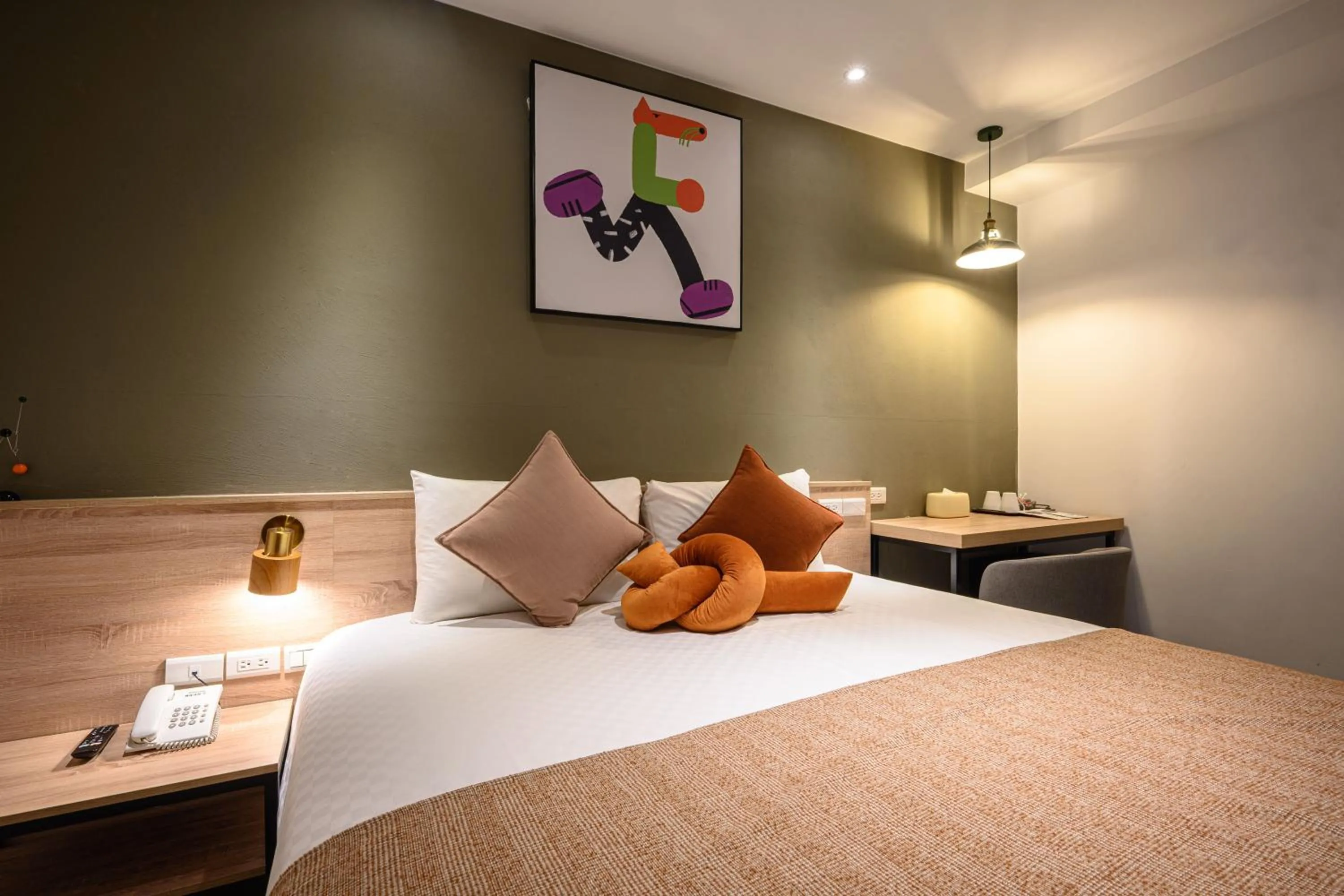 Standard Double Room without Window in Hotel East Taichung