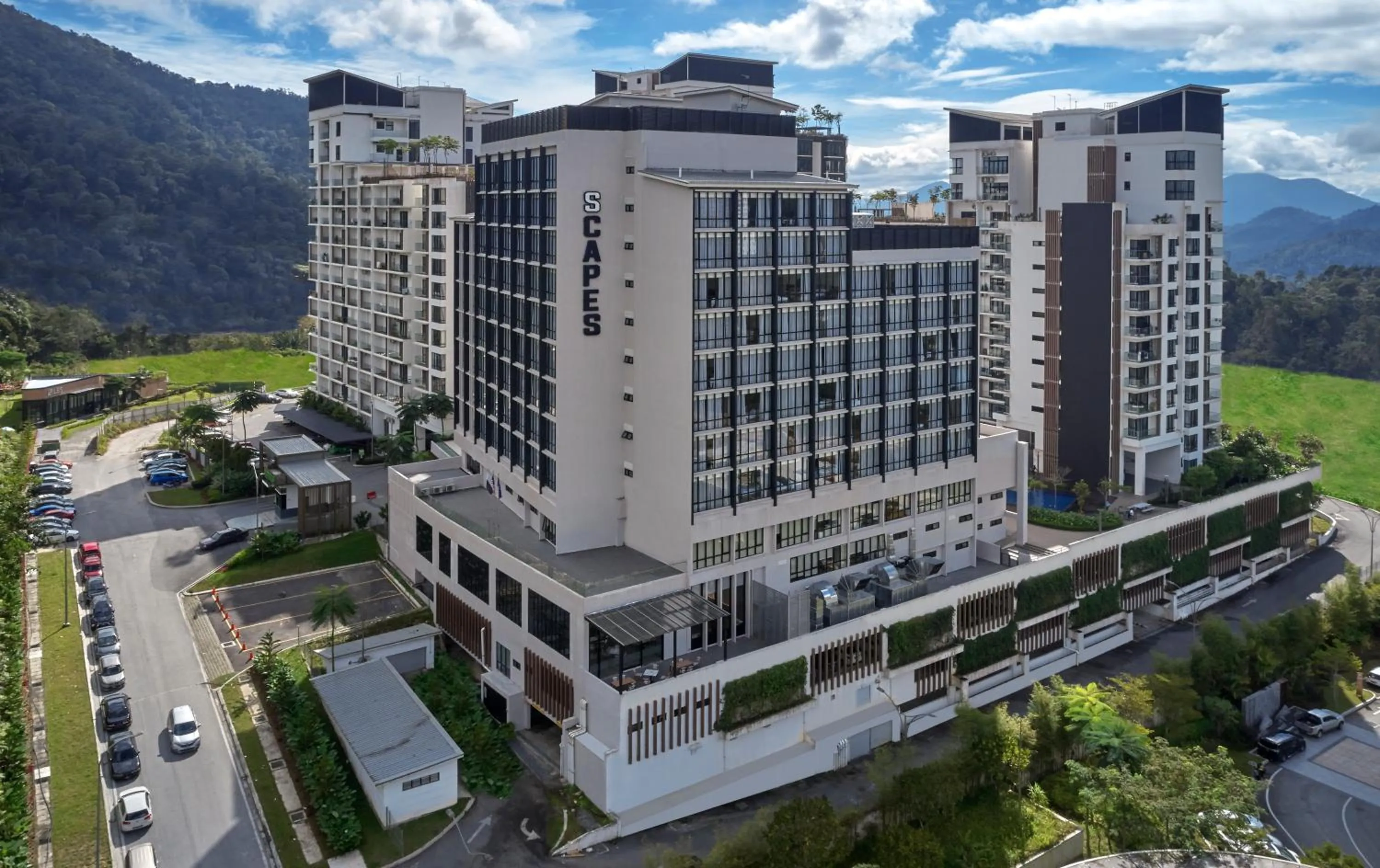 Property building in SCAPES Hotel
