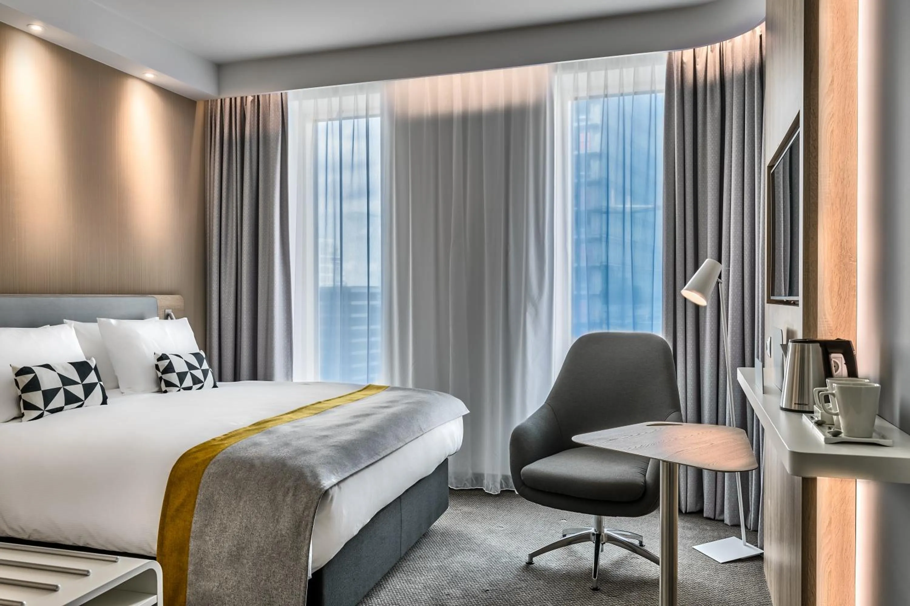 Standard Double Room with City View in Holiday Inn Express - Warsaw - The HUB by IHG