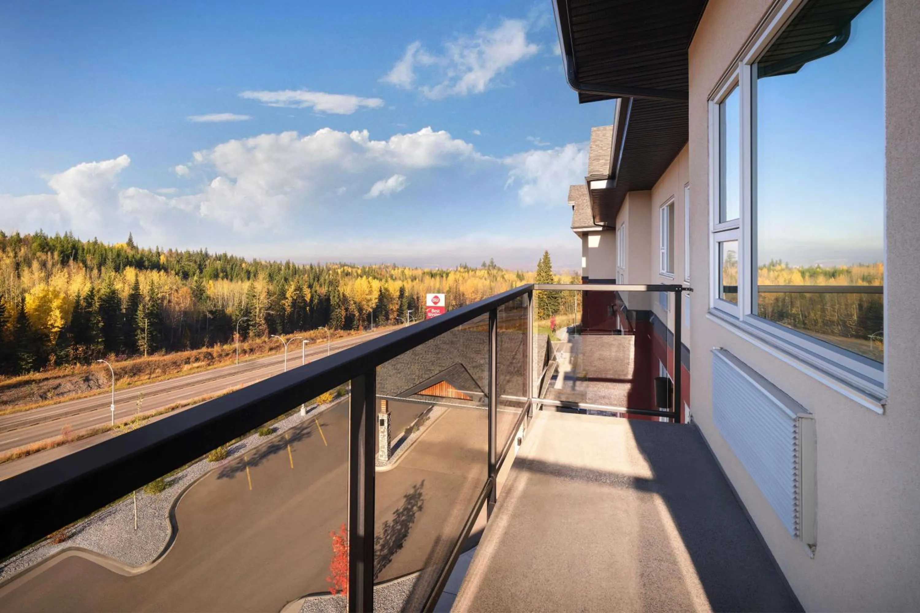 King Room with Sofa Bed and Balcony in Best Western Plus Prince George