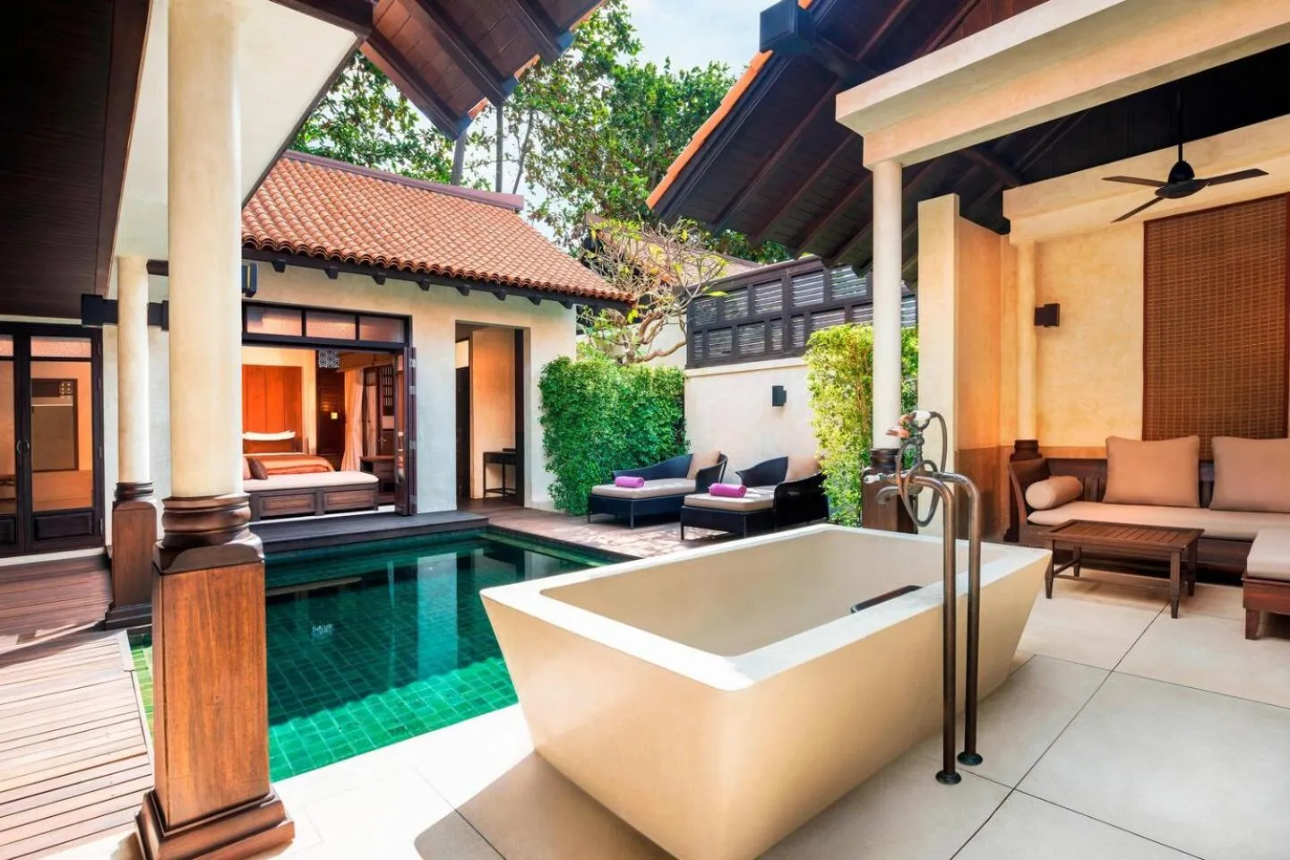 Pavilion Pool Villa King in The Lamai Samui