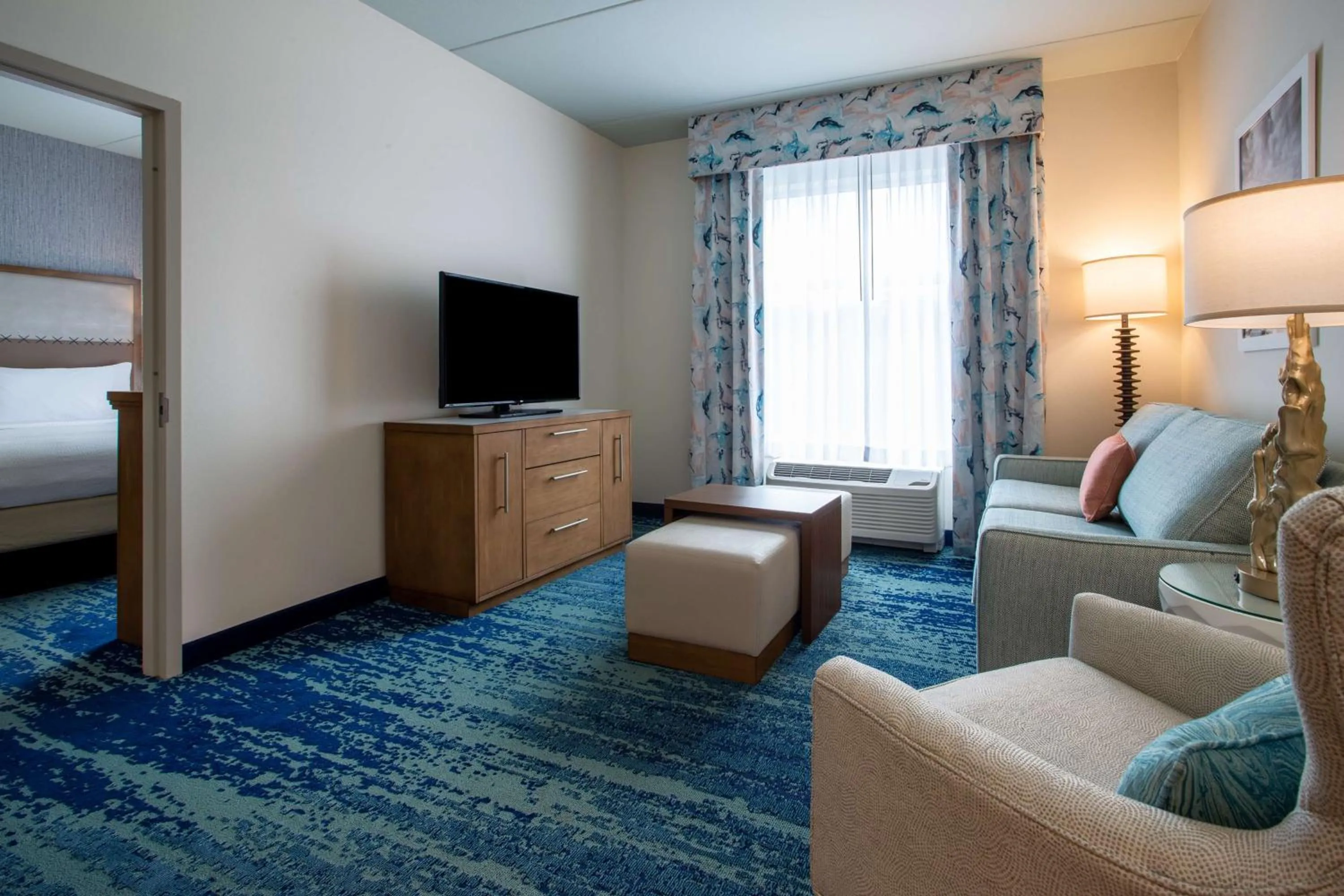 King Suite with Roll-In Shower - Non Smoking in Homewood Suites By Hilton Myrtle Beach Coastal Grand Mall