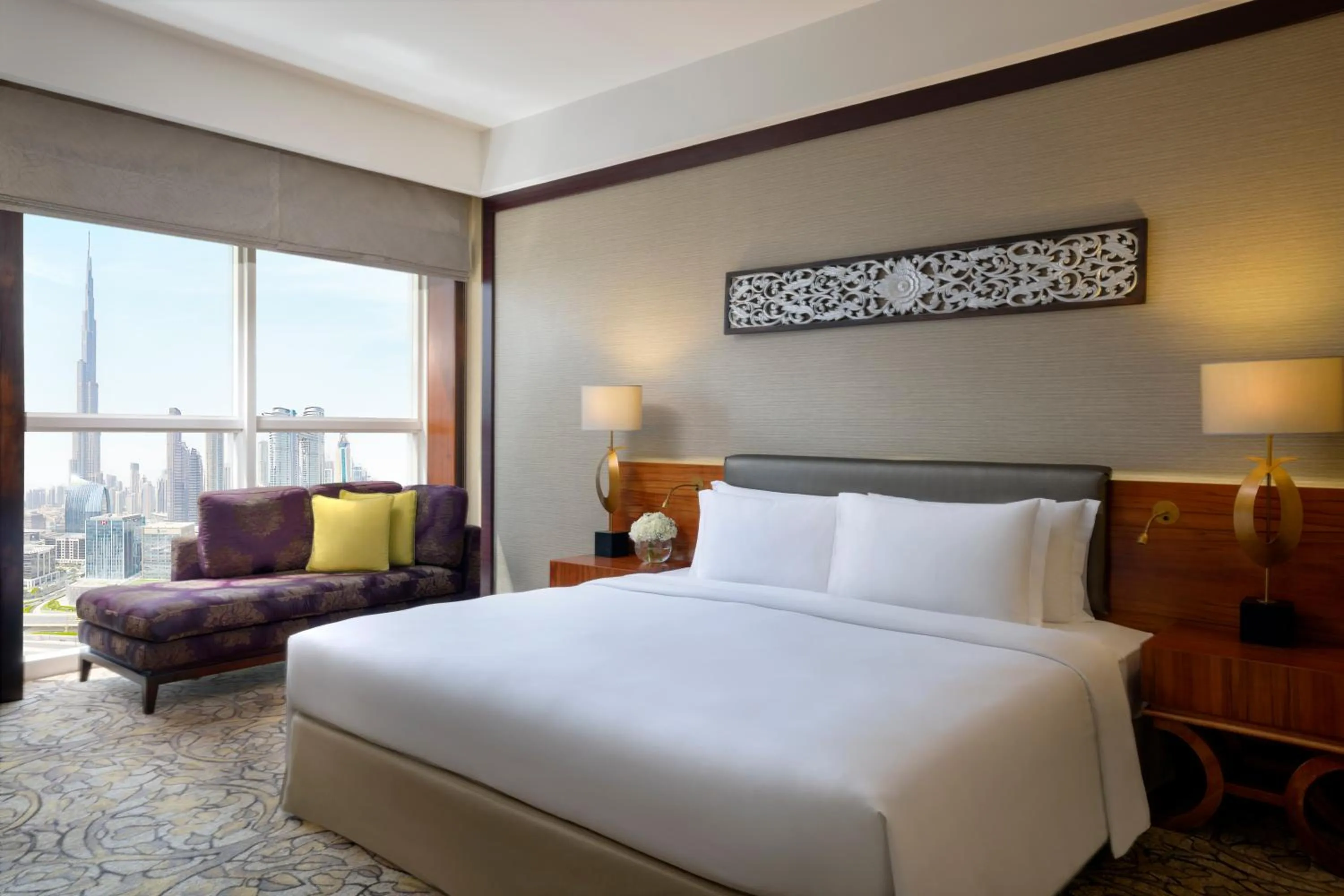 Deluxe Double Room Burj Khalifa View in Dusit Thani Dubai