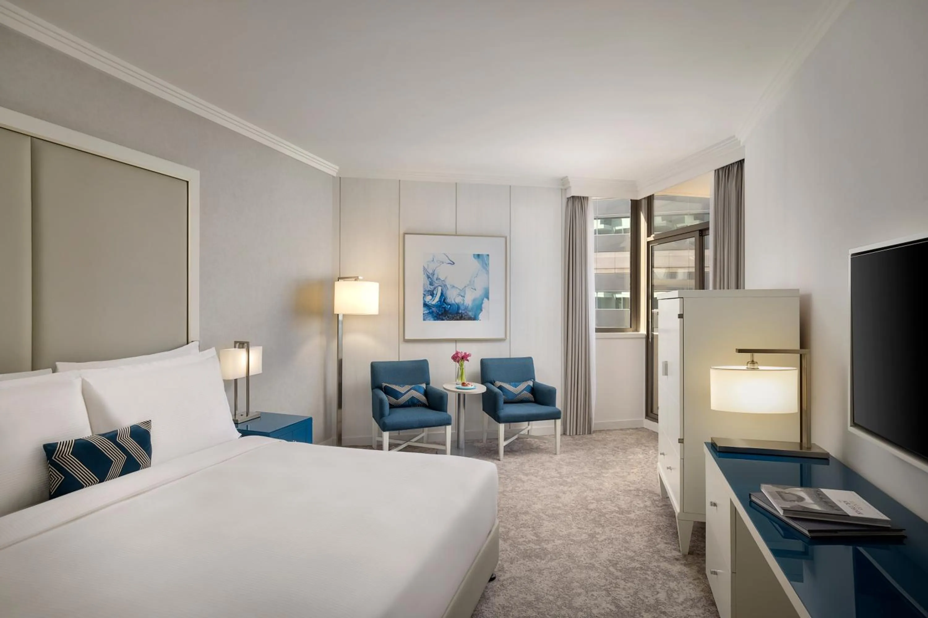 Sea View Room with Balcony - single occupancy - King Bed in Beach Rotana - Abu Dhabi