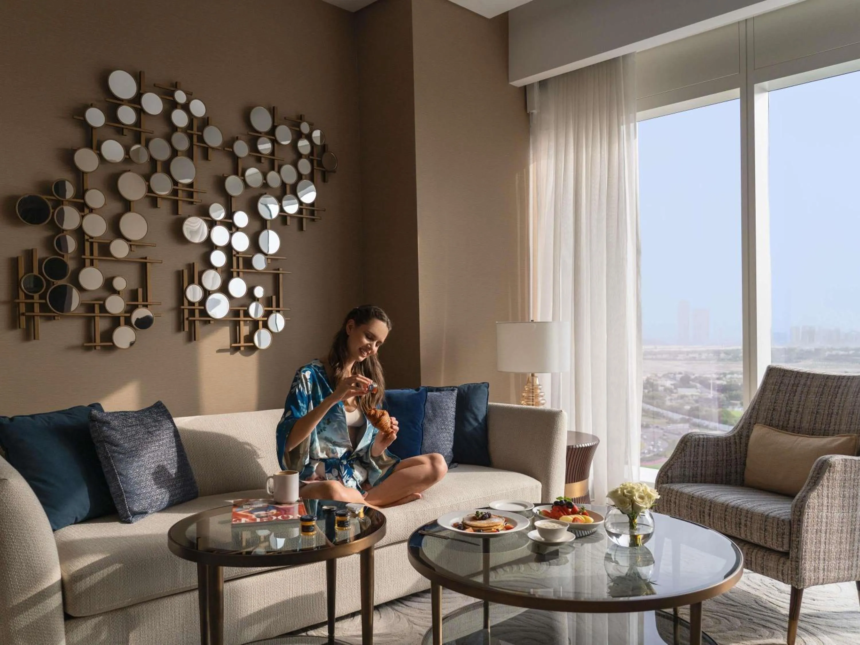 Luxury Club King Room with Club Millésime Access in Sofitel Dubai The Obelisk