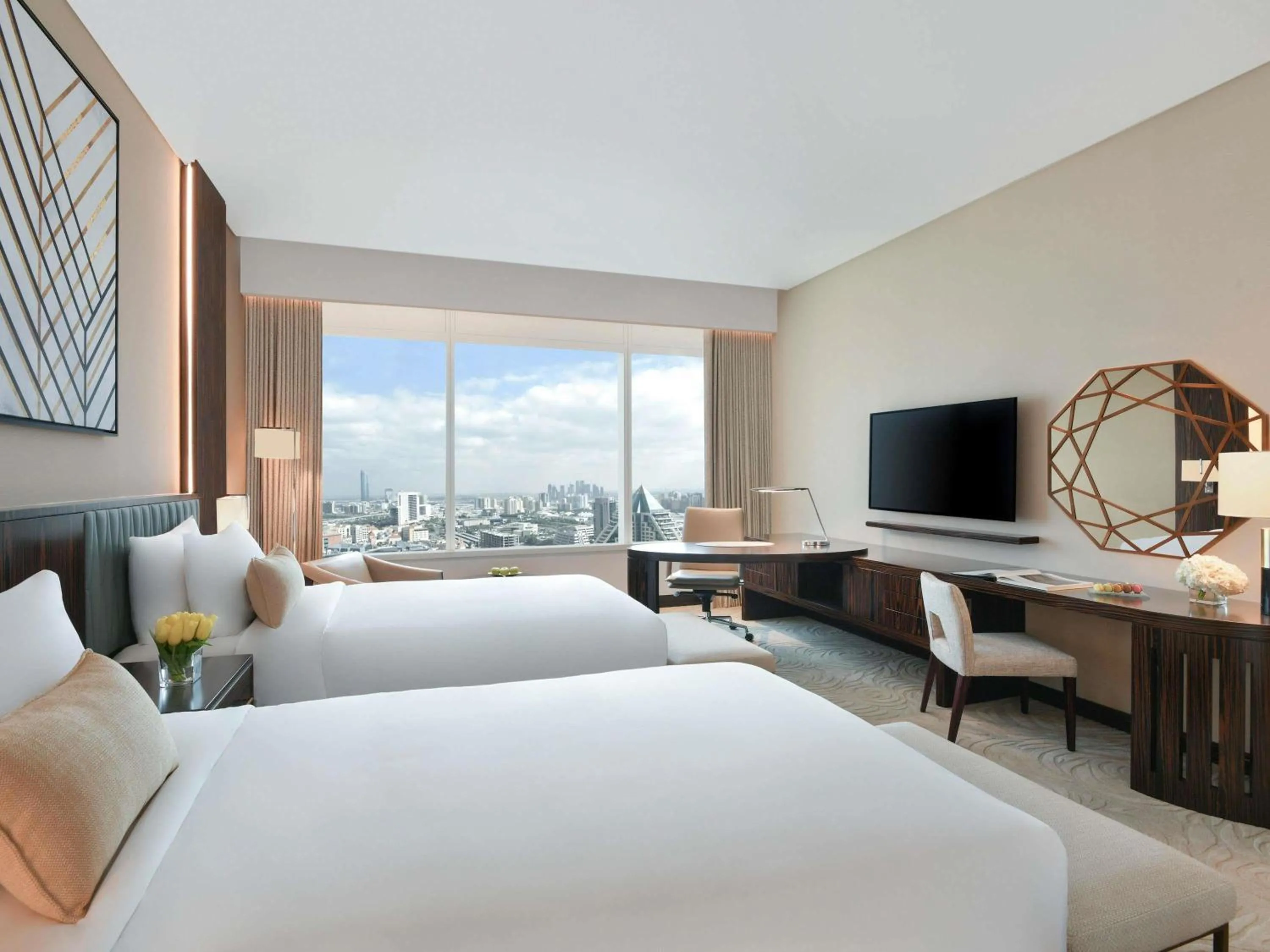 Deluxe Club Twin Room with Club Millésime Access in Sofitel Dubai The Obelisk