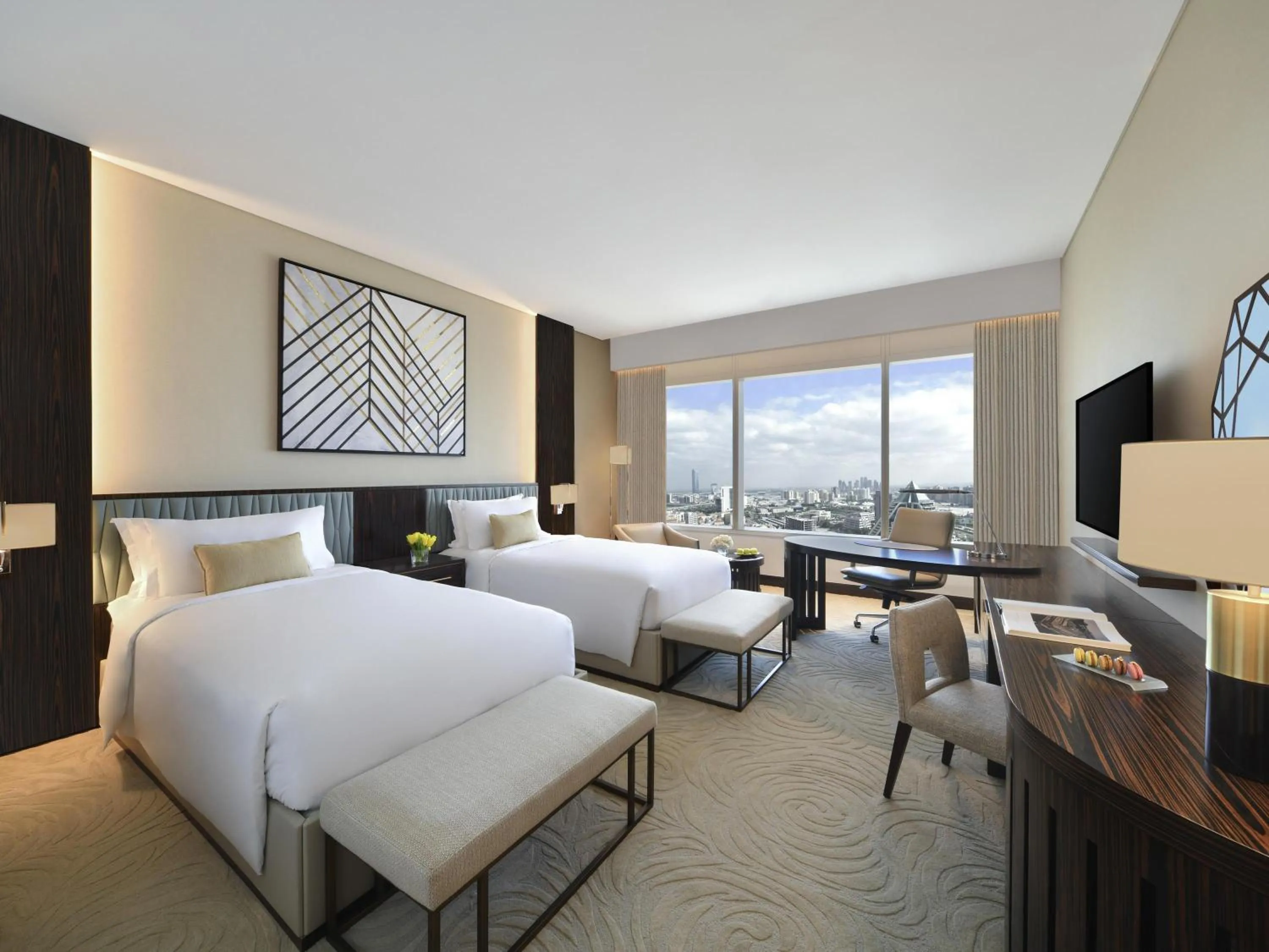 Deluxe Room Twin Beds in Sofitel Dubai The Obelisk