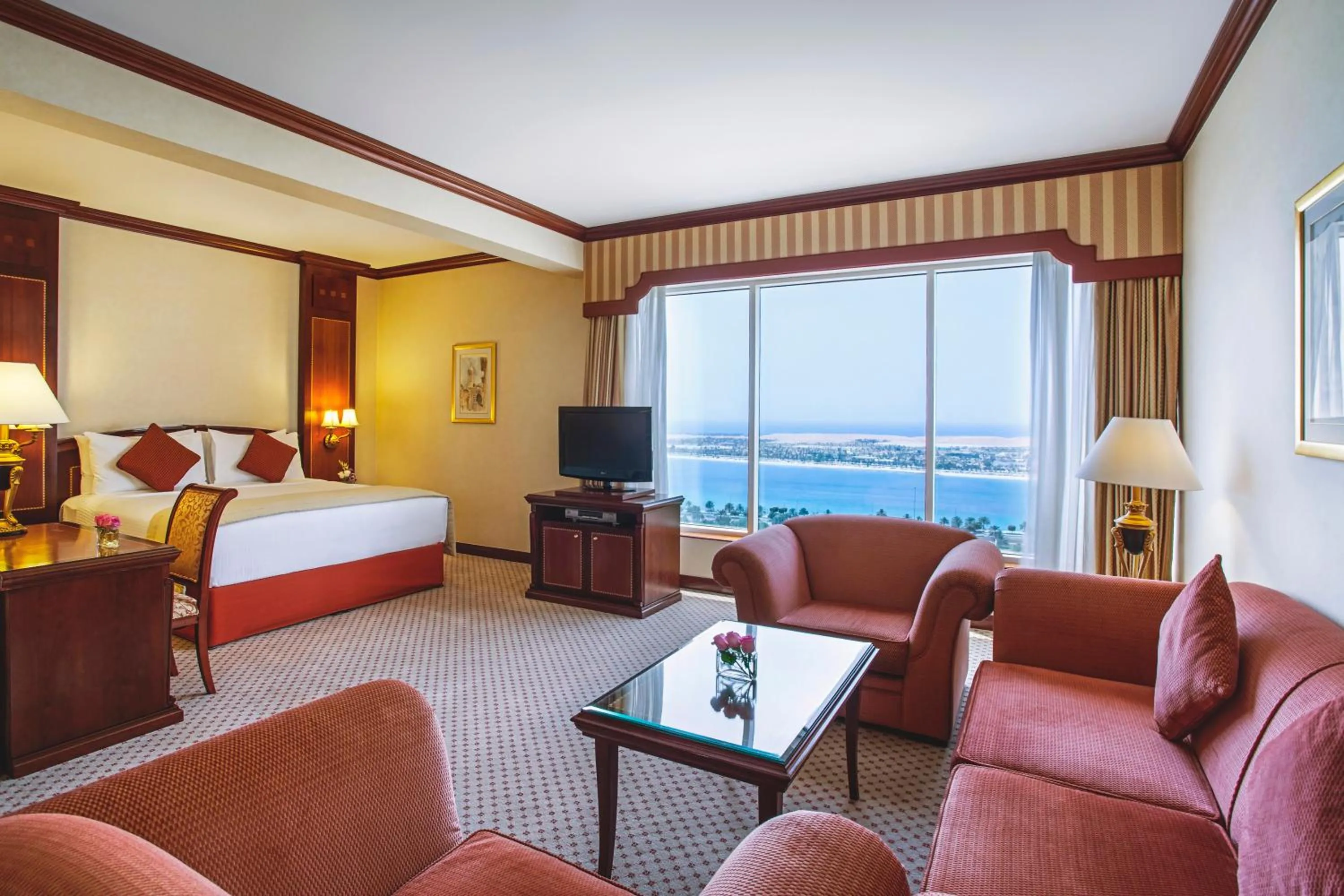 Junior Suite with Sea View in Corniche Hotel Abu Dhabi