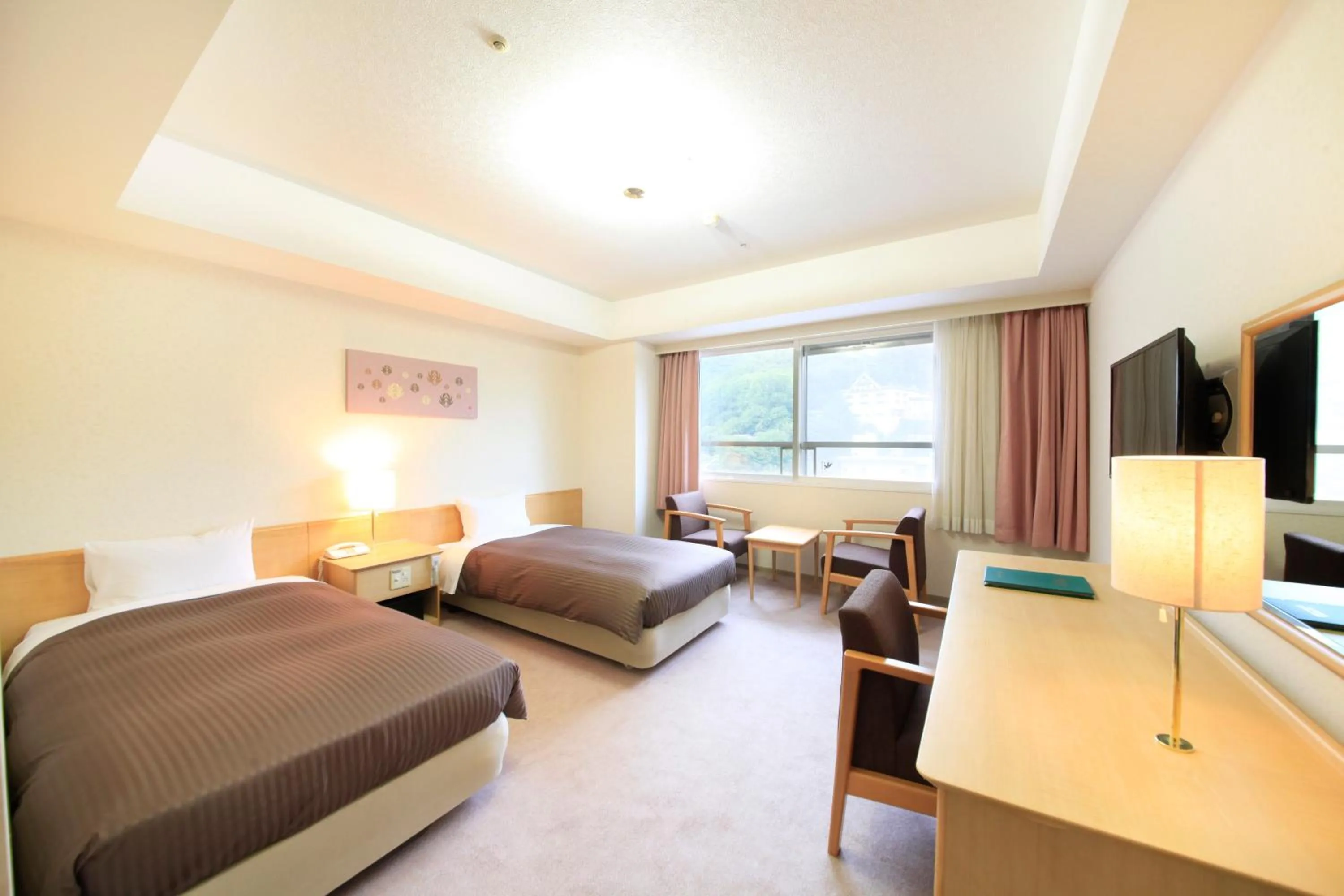 Standard Twin Room - Non-Smoking in Hotel Mahoroba