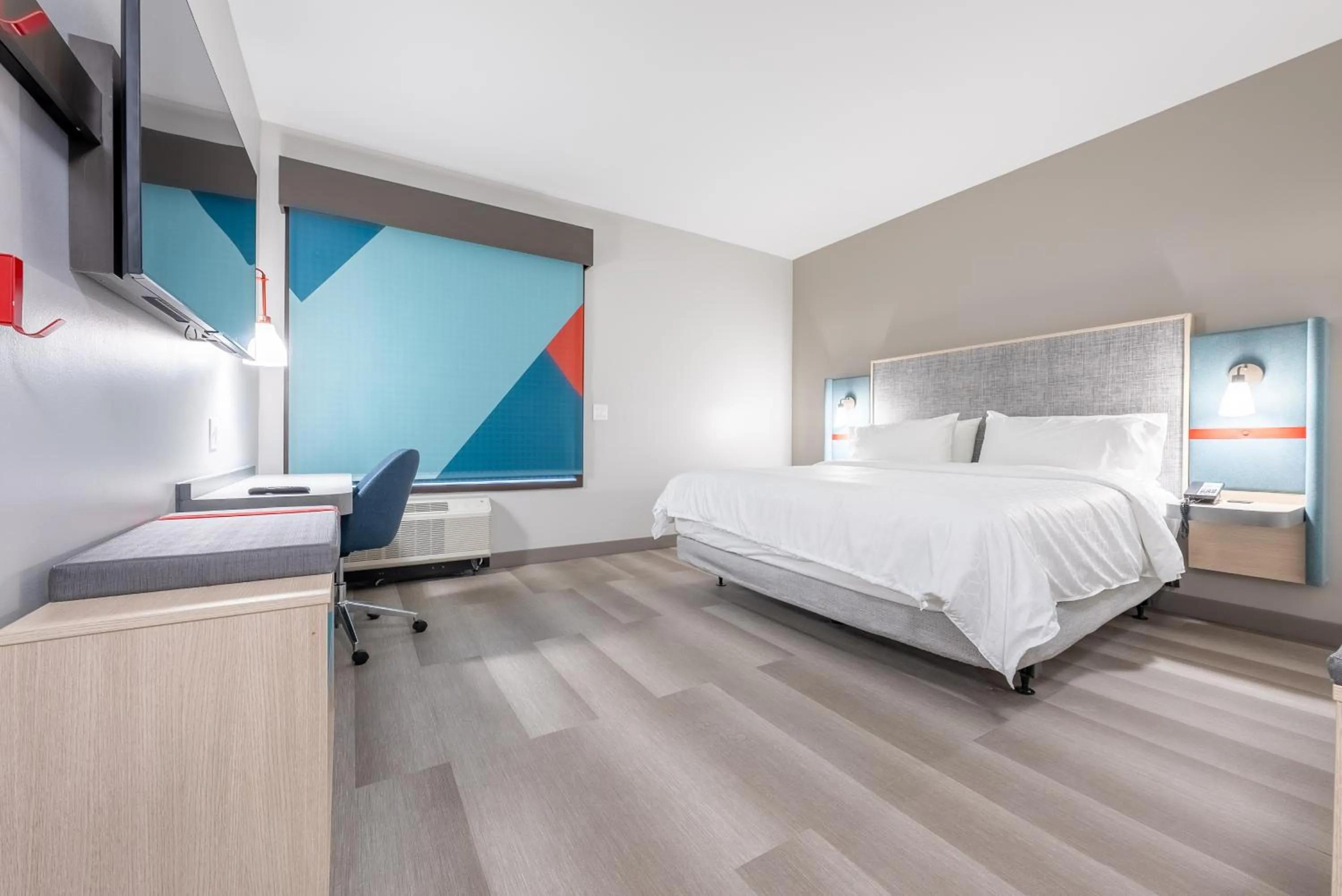 King Room Hearing Accessible with Roll-In Shower in avid hotels - Kalamazoo East by IHG