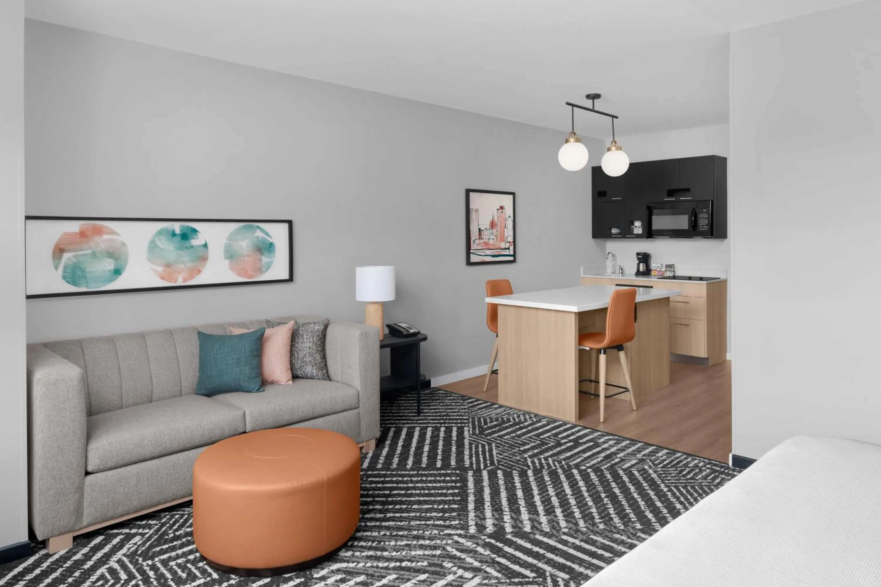 King Studio Suite in Hyatt House Pittsburgh-South Side