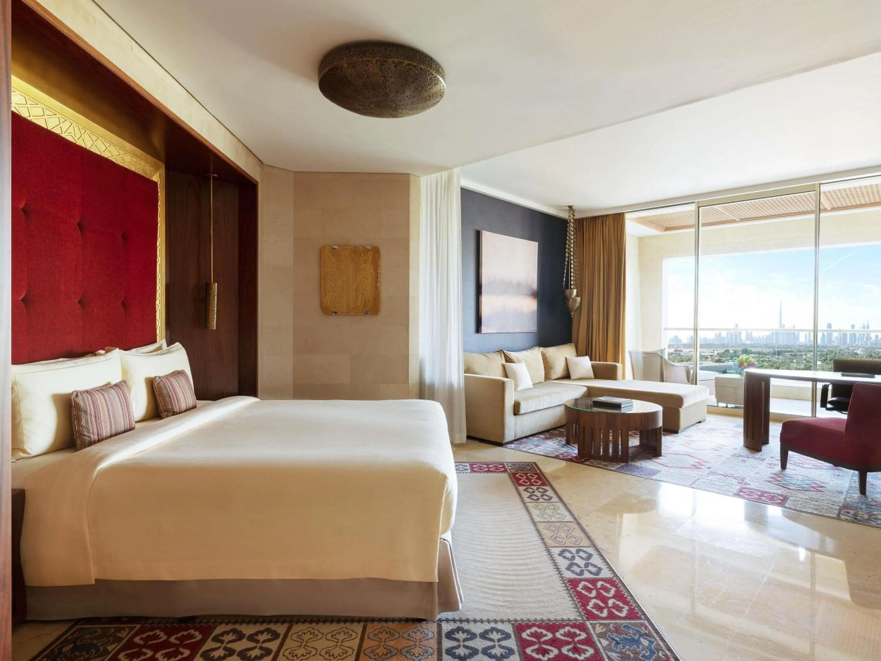 Raffles Club Room with Terrace, Skyline View & Club Lounge Access - including Daily Breakfast, Evening Drinks & Canapes in Raffles Dubai