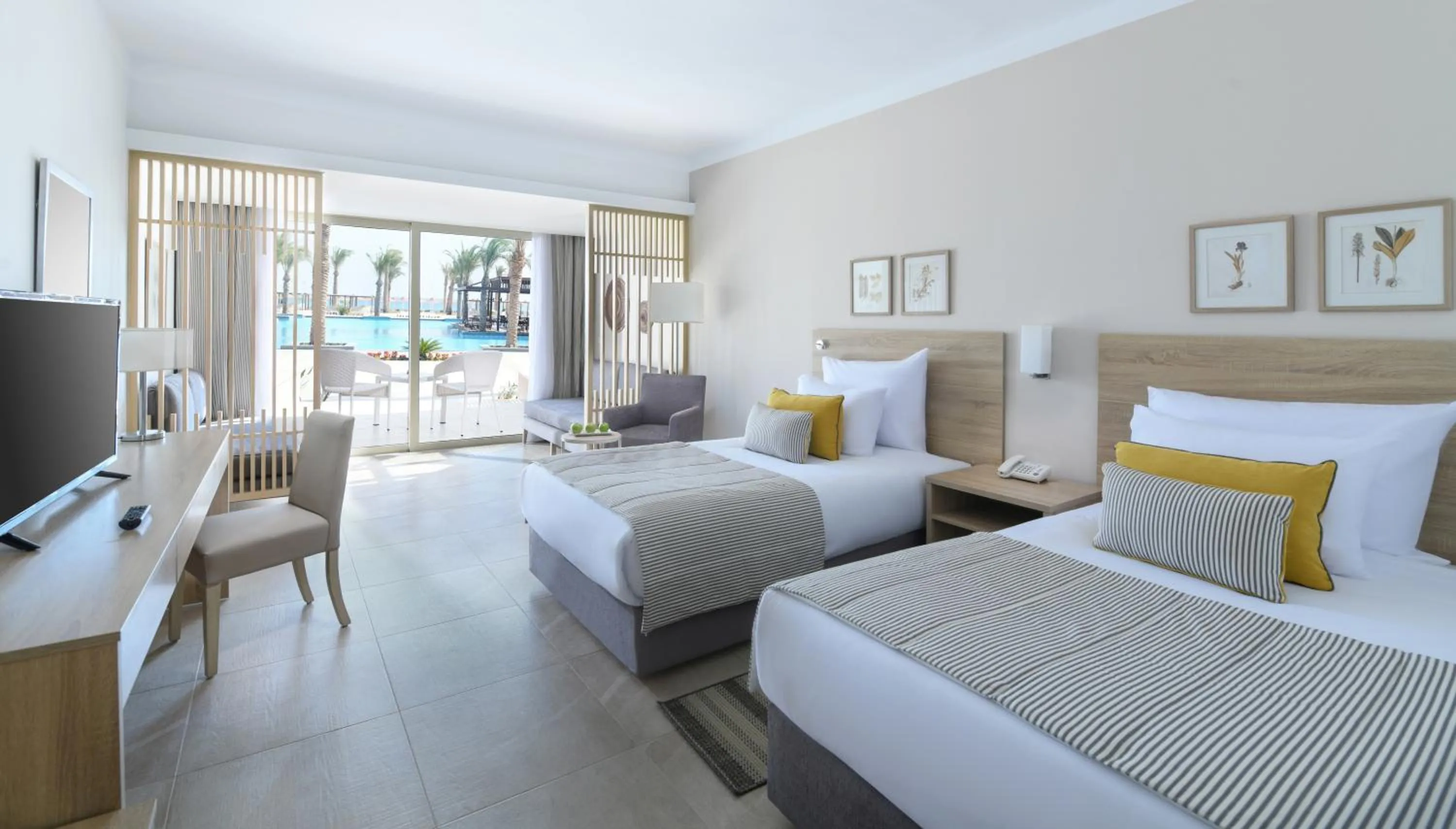 Deluxe Family Twin Pool and Sea View in JAZ Costa Mares- Adults Only