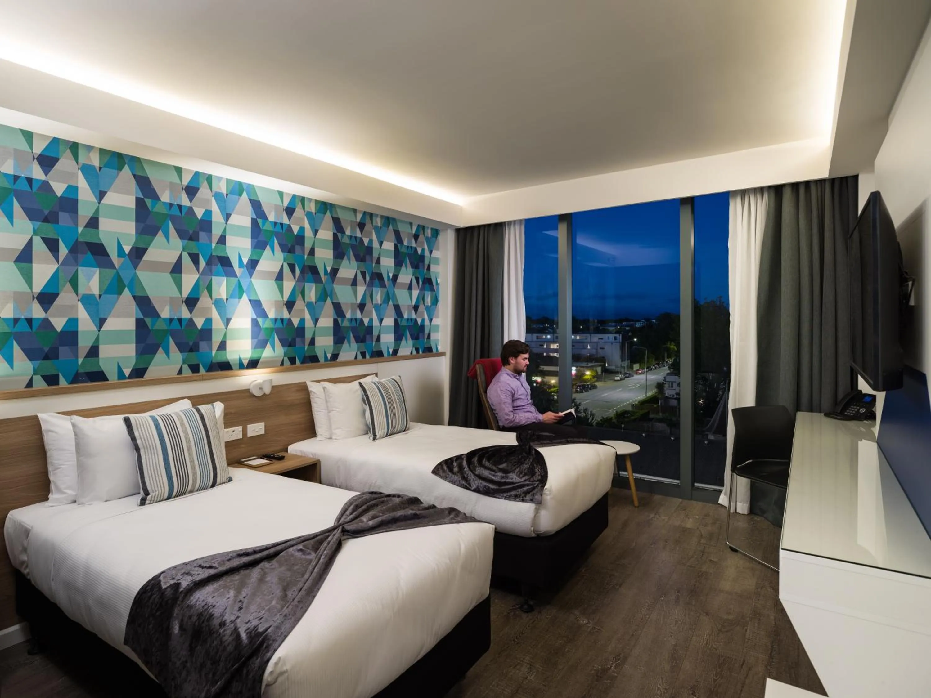 Twin Room in Carnmore Hotel Christchurch