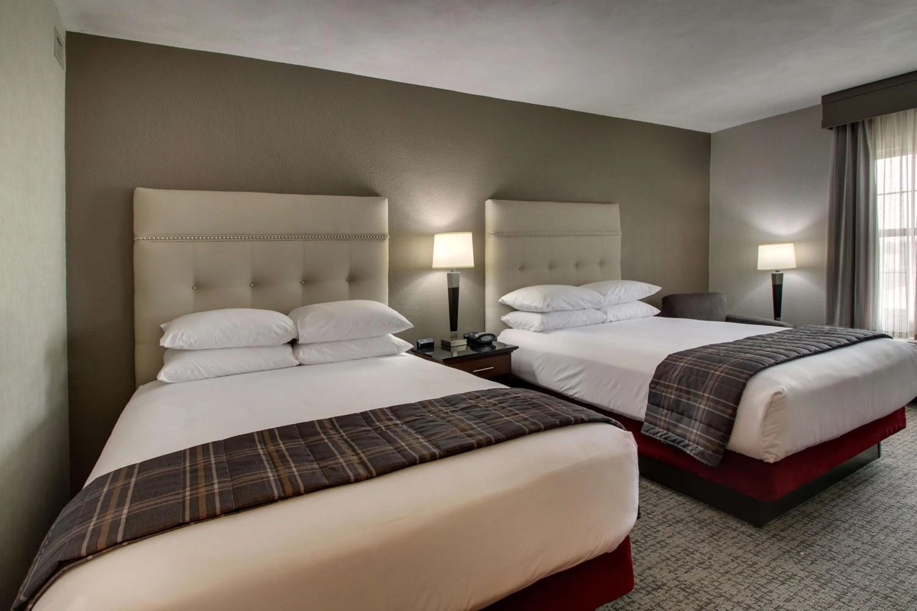 Deluxe Queen Room with Two Queen Beds - Accessible, Roll-in Shower in Drury Inn & Suites San Antonio Northwest Medical Center