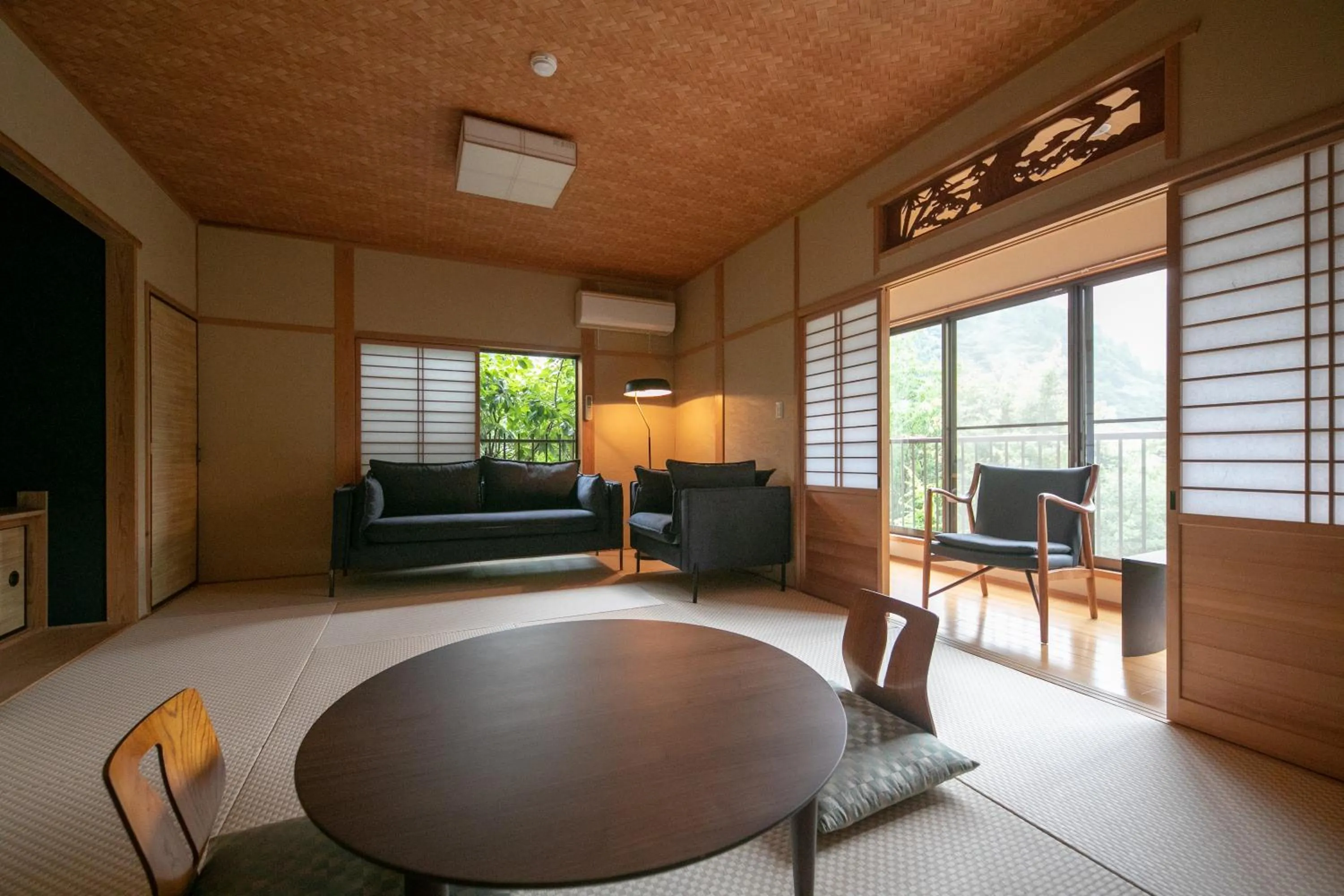 Quadruple Room with Mountain View in Tsukasa Ryokan