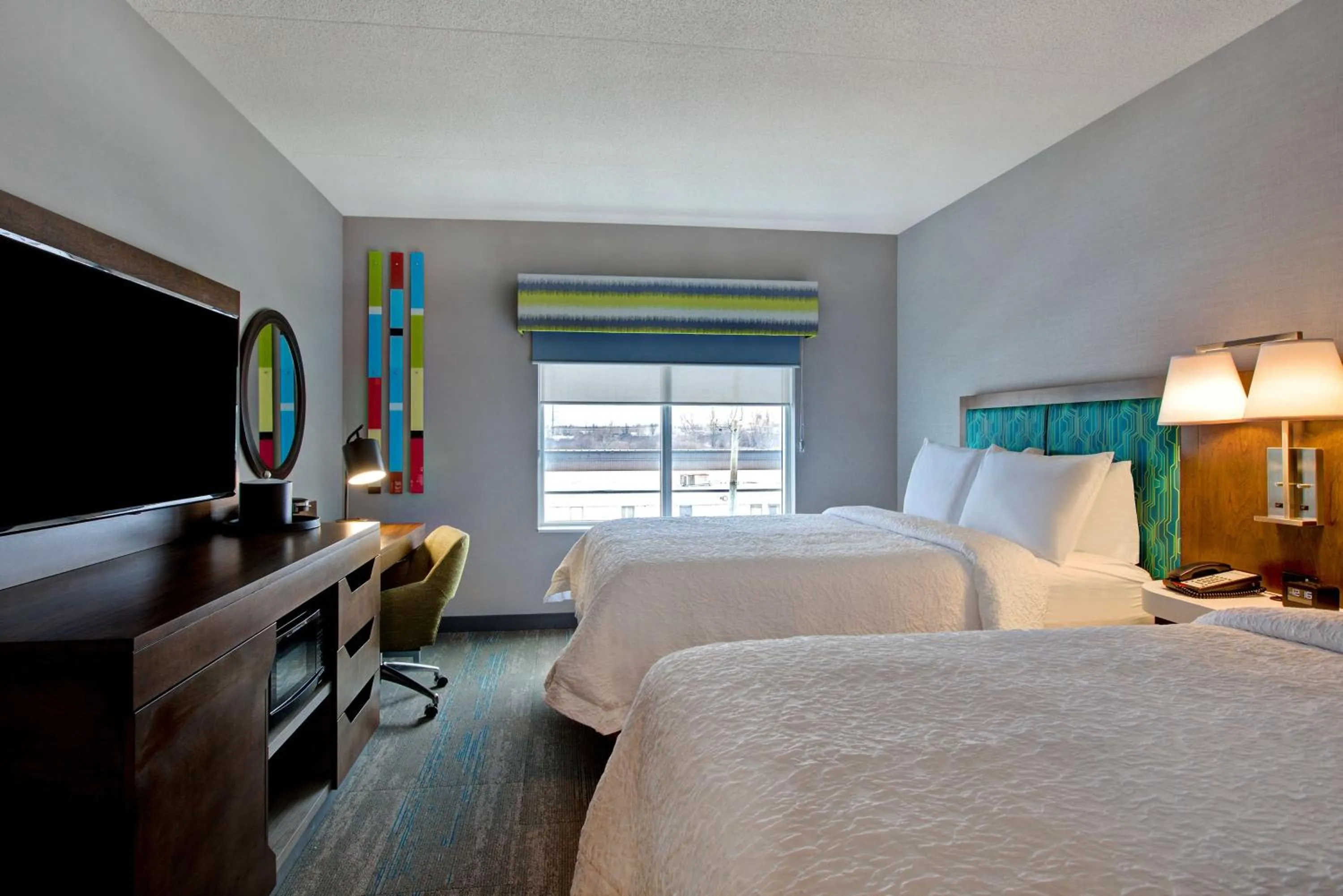 Queen Room with Two Queen Beds in Hampton Inn Brockville, On