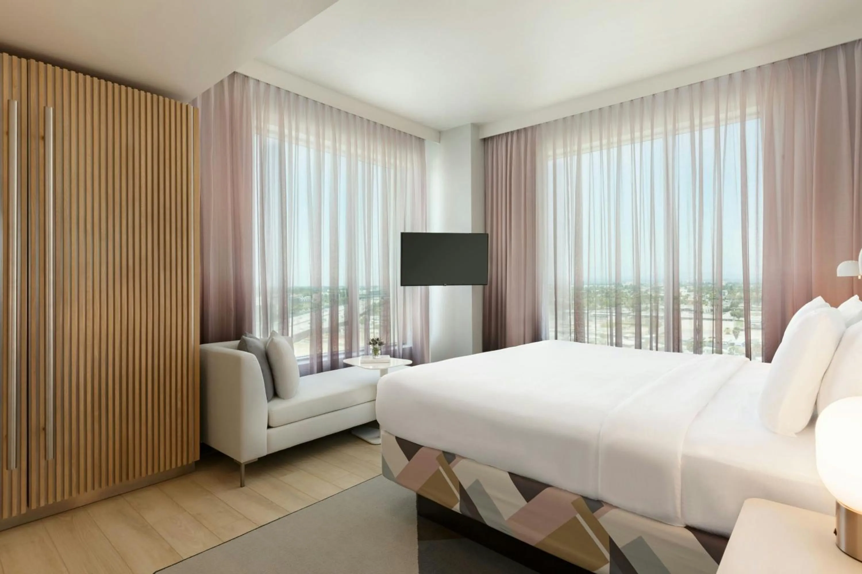 King Suite with Sofa Bed and Park View in The Viv Hotel, Anaheim, a Tribute Portfolio Hotel